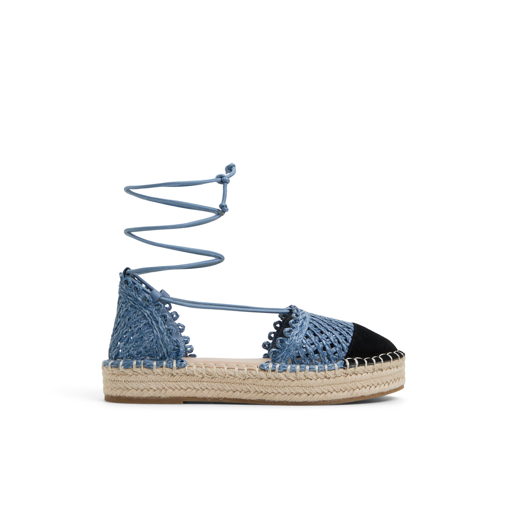 ALDO Picot - Women's Wedge Sandals - Blue, Size 9