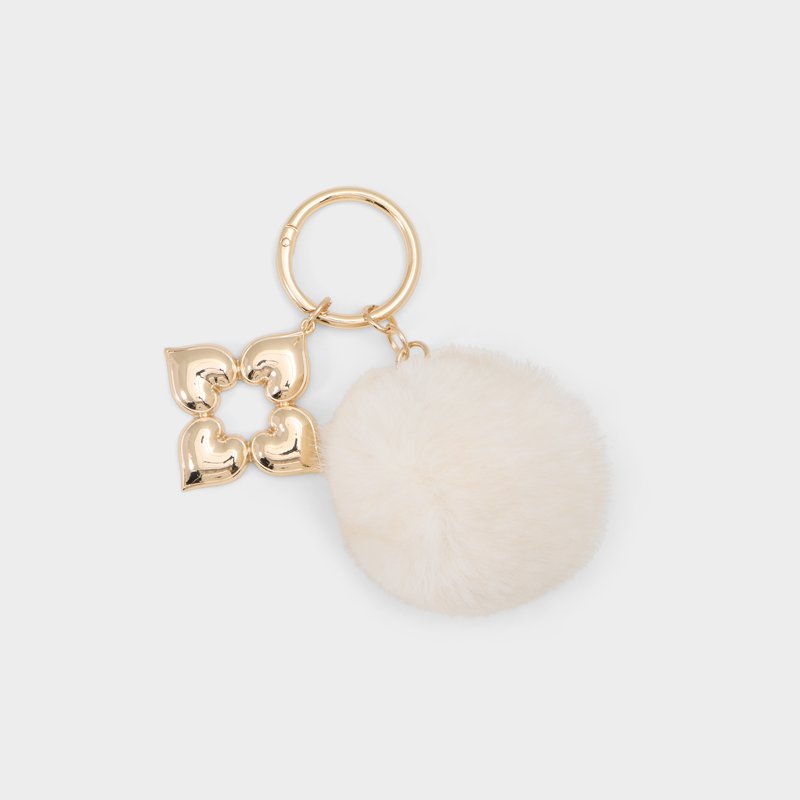 pompoms accesorio de mujer-blanco_white pompoms accesorio de mujer-blanco_white