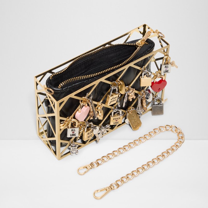 ponddamour cartera de mujer-black overflow_black