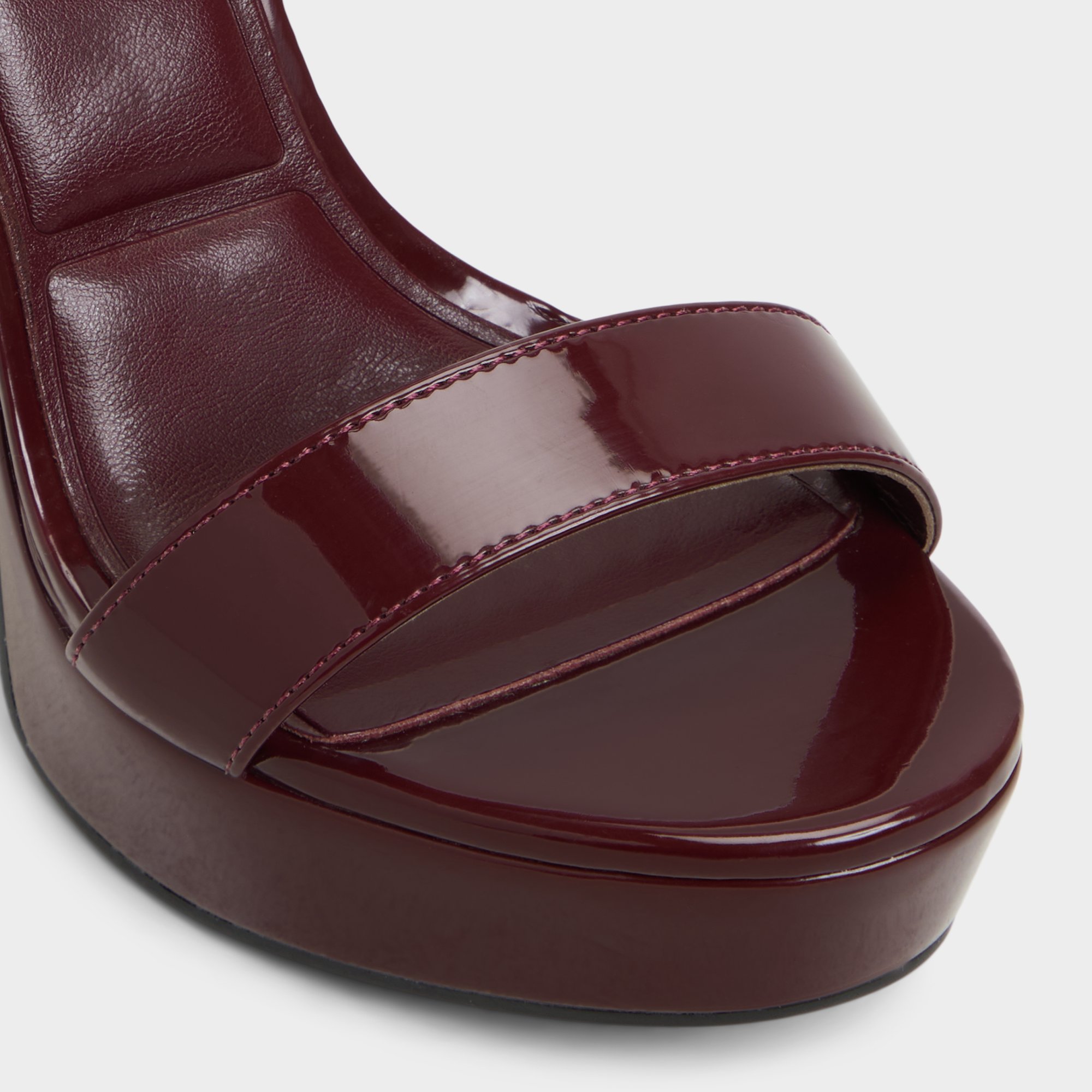 【ALDO】本革 プラットフォーム・ヒールサンダル☆Portside Portside Black Women's Platform sandals | ALDO US