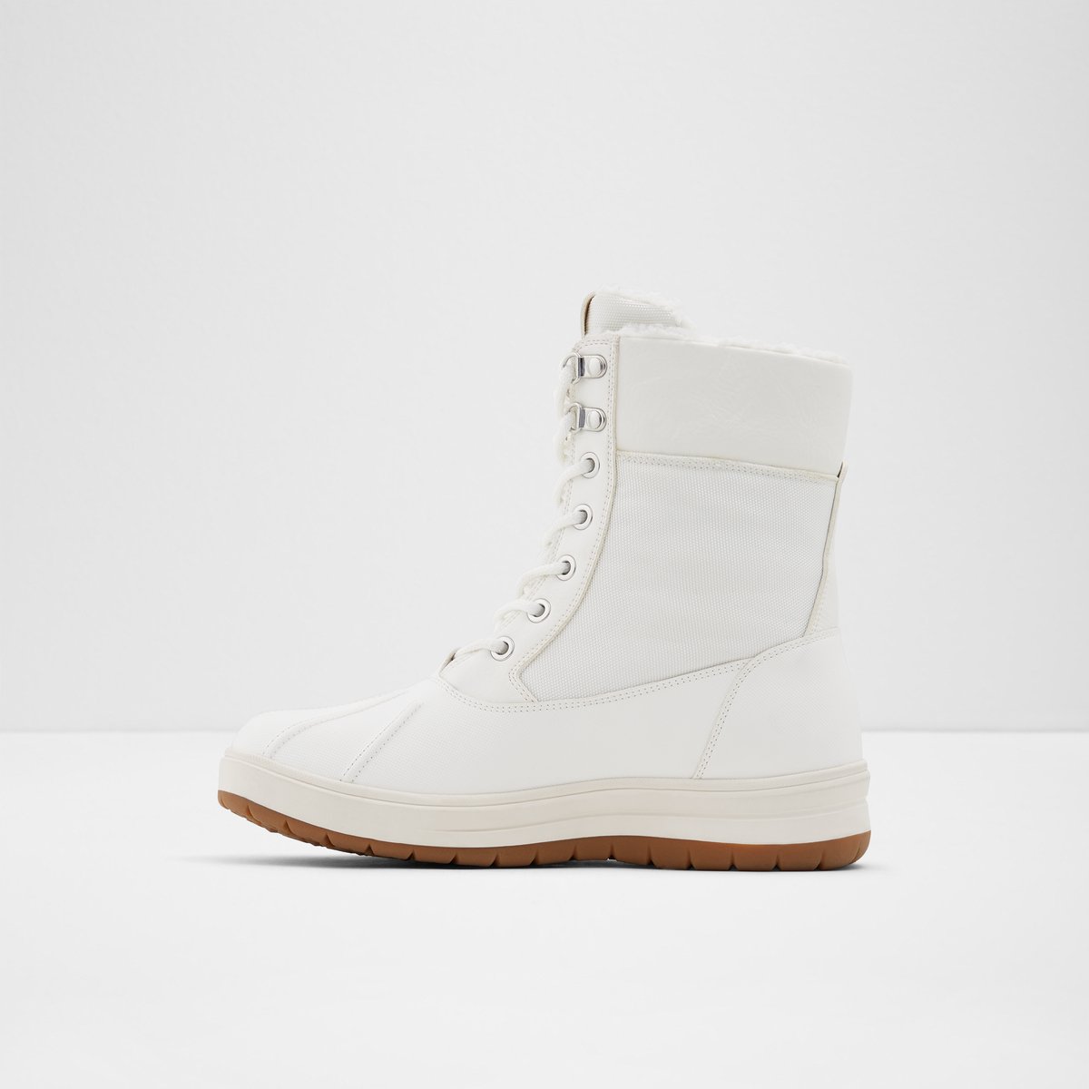 white aldo boots