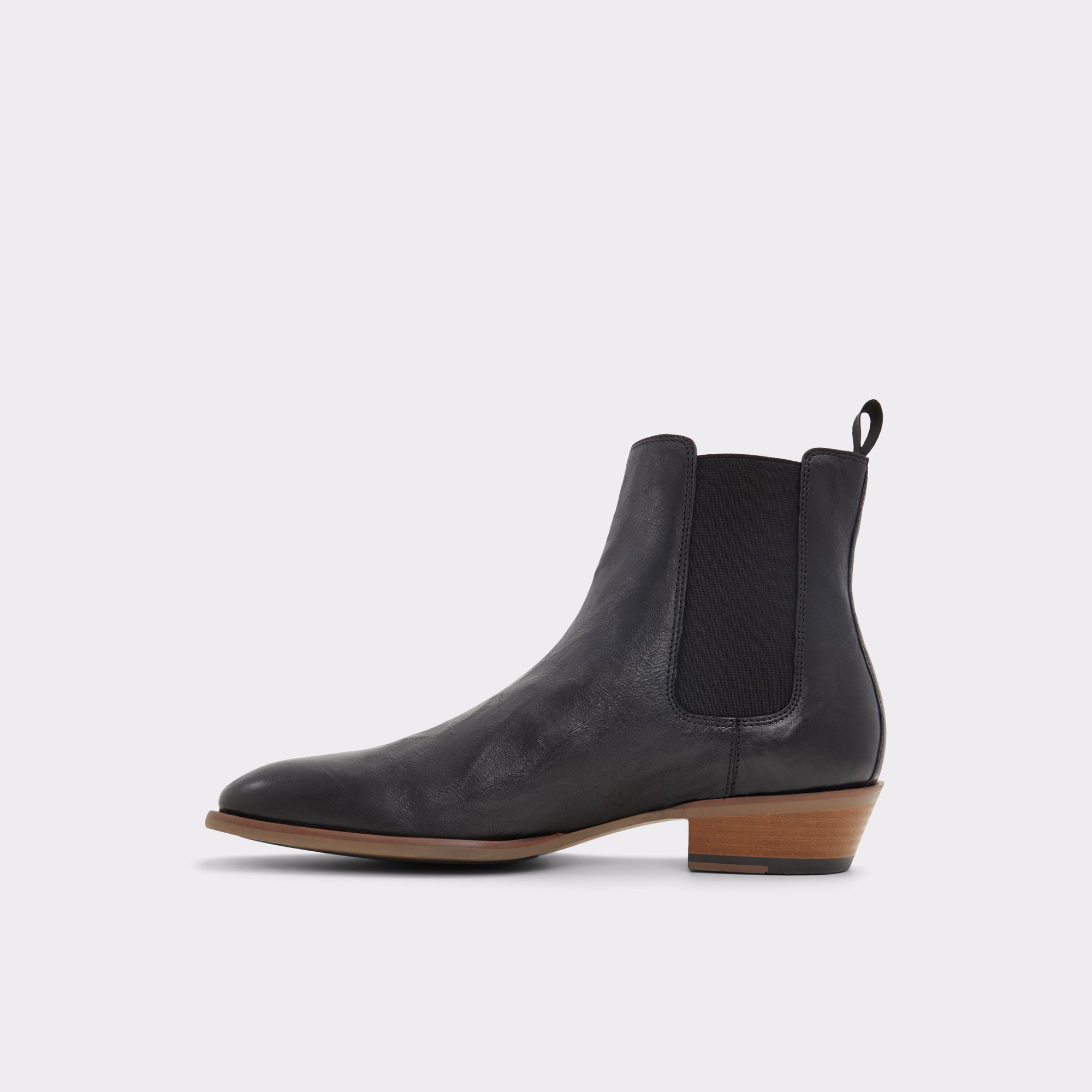Priawyn Black Leather Smooth Men's Casual boots | ALDO US