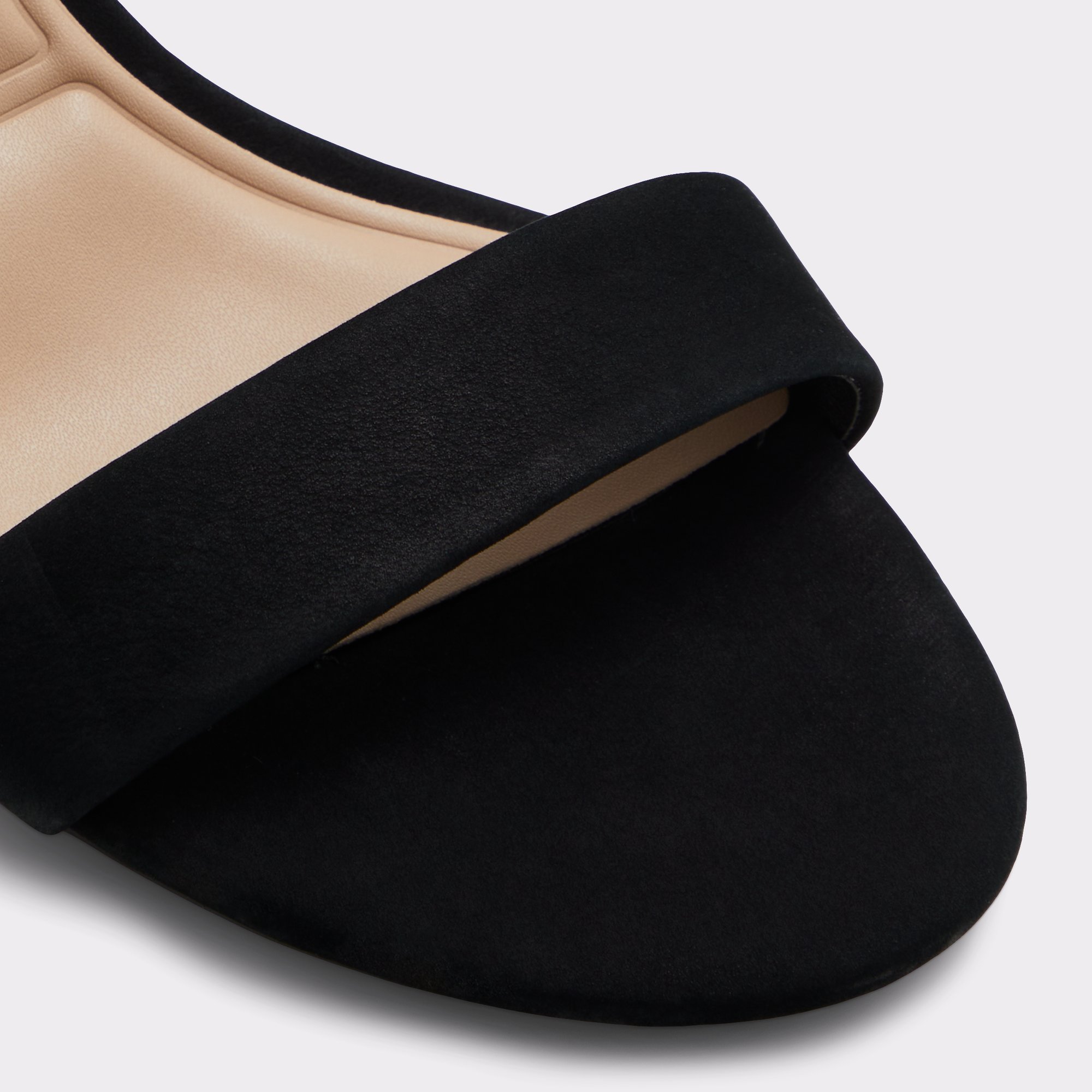 Pristine Black Leather Nubuck Women's Strappy sandals | ALDO US