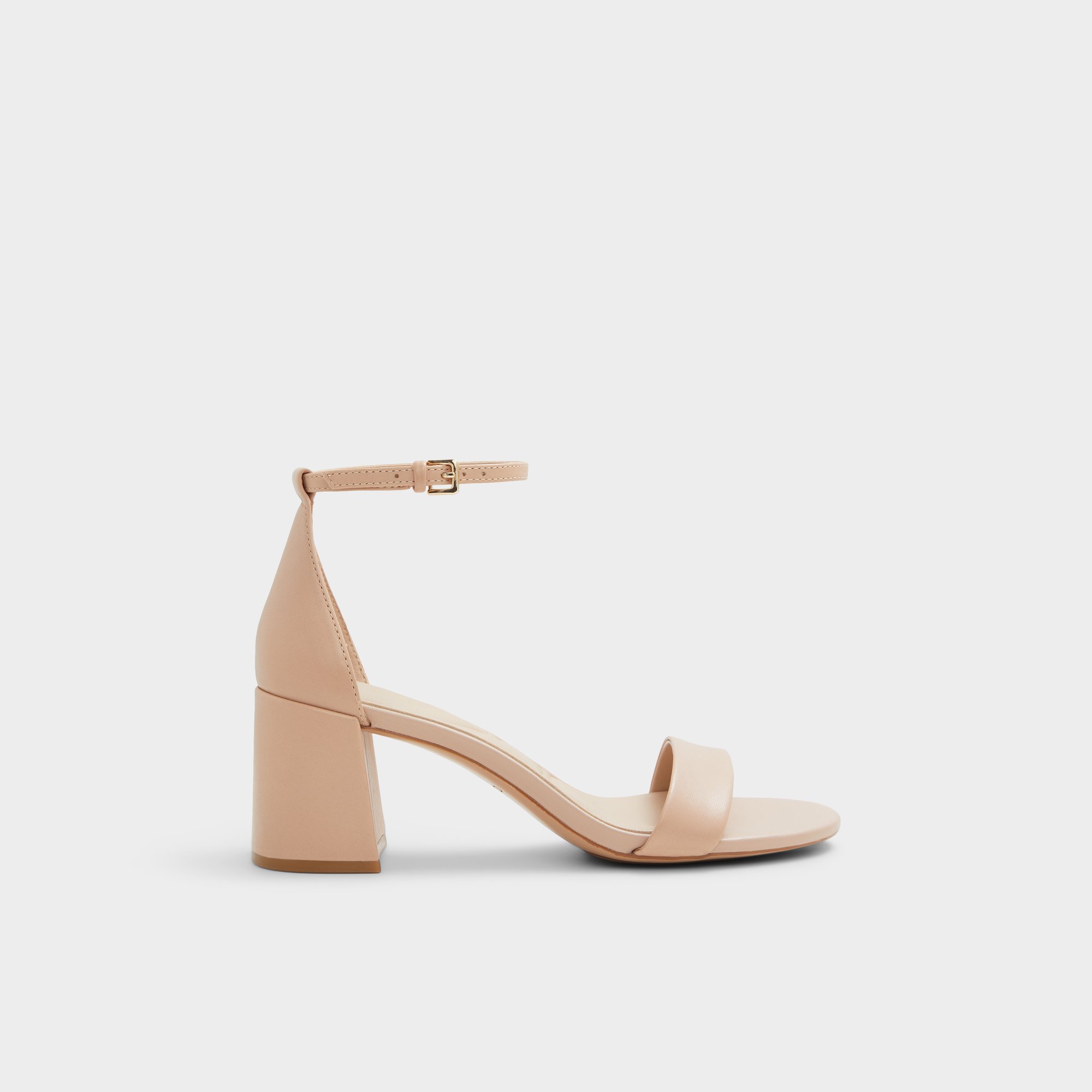 aldo white block heel