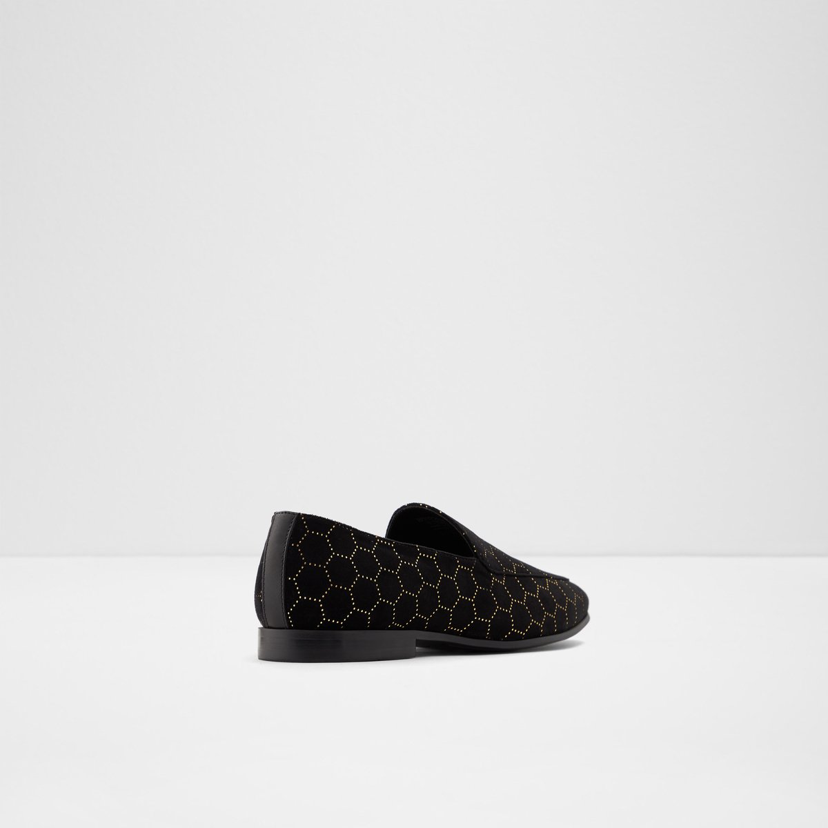 aldo mens black suede shoes