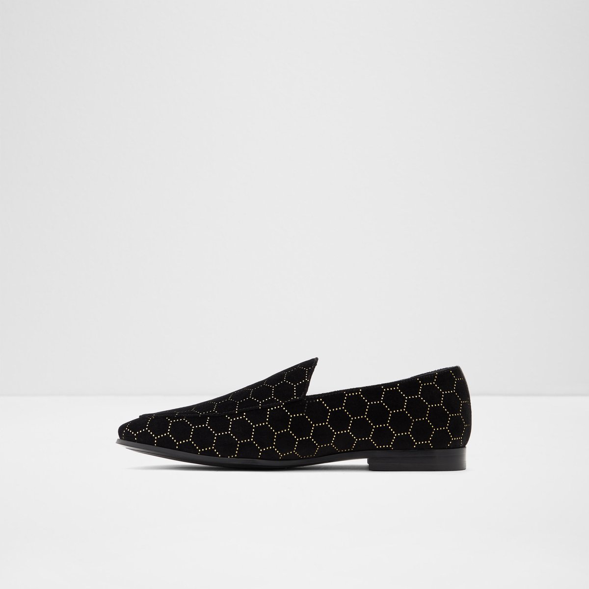 aldo mens black suede shoes