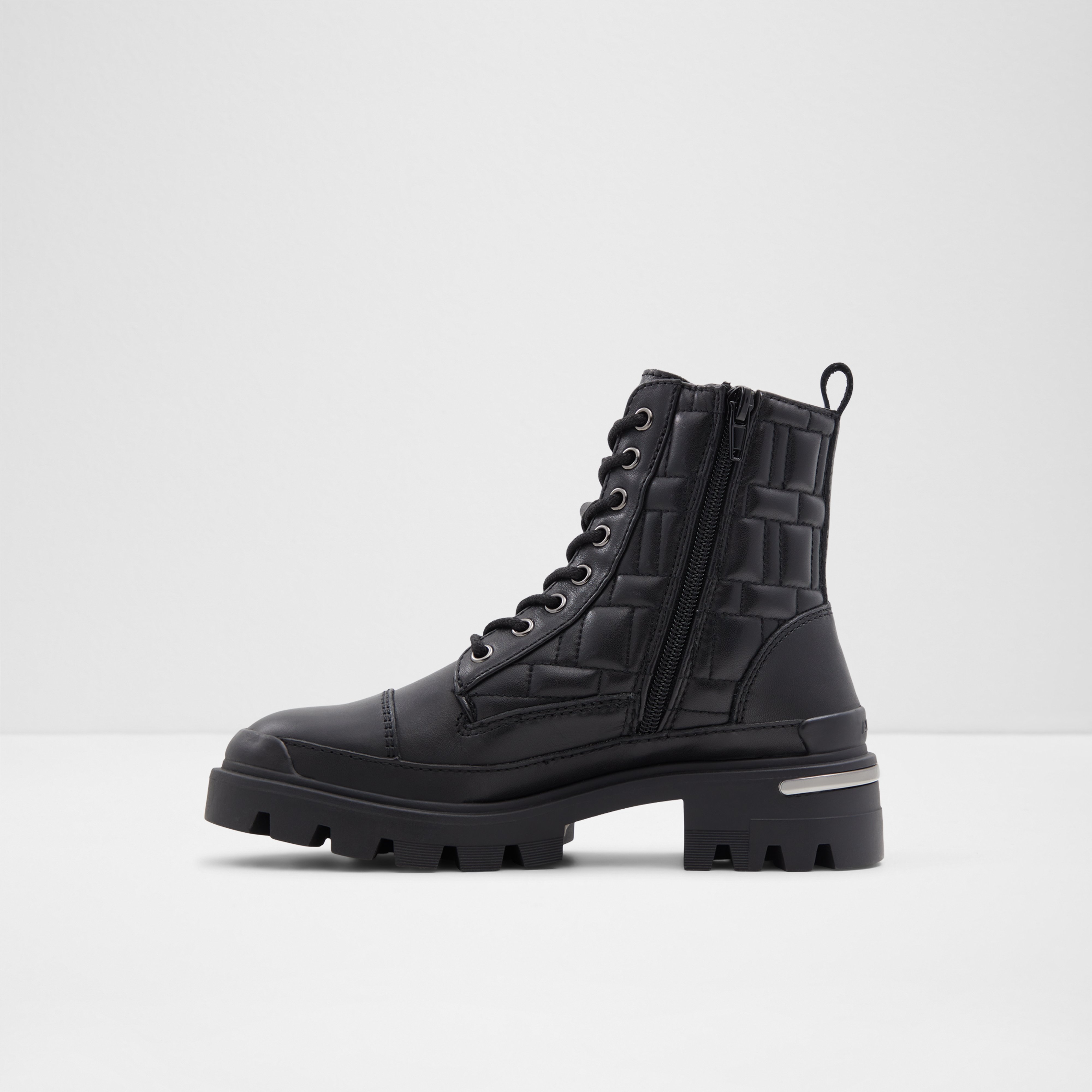 Quilt Black Women's Combat Boots | ALDO US
