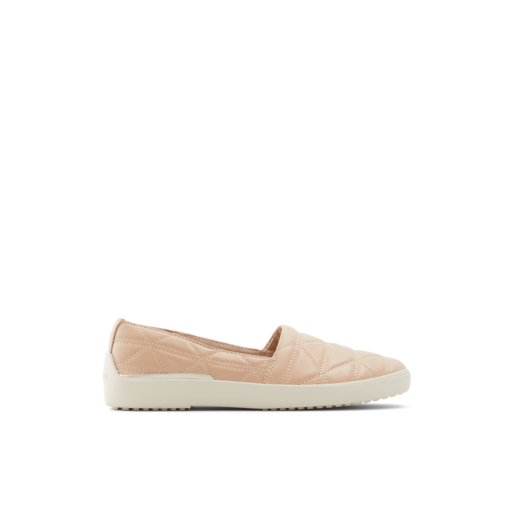 Image of ALDO Quilten - Women's Loafer Flats - Beige, Size 5