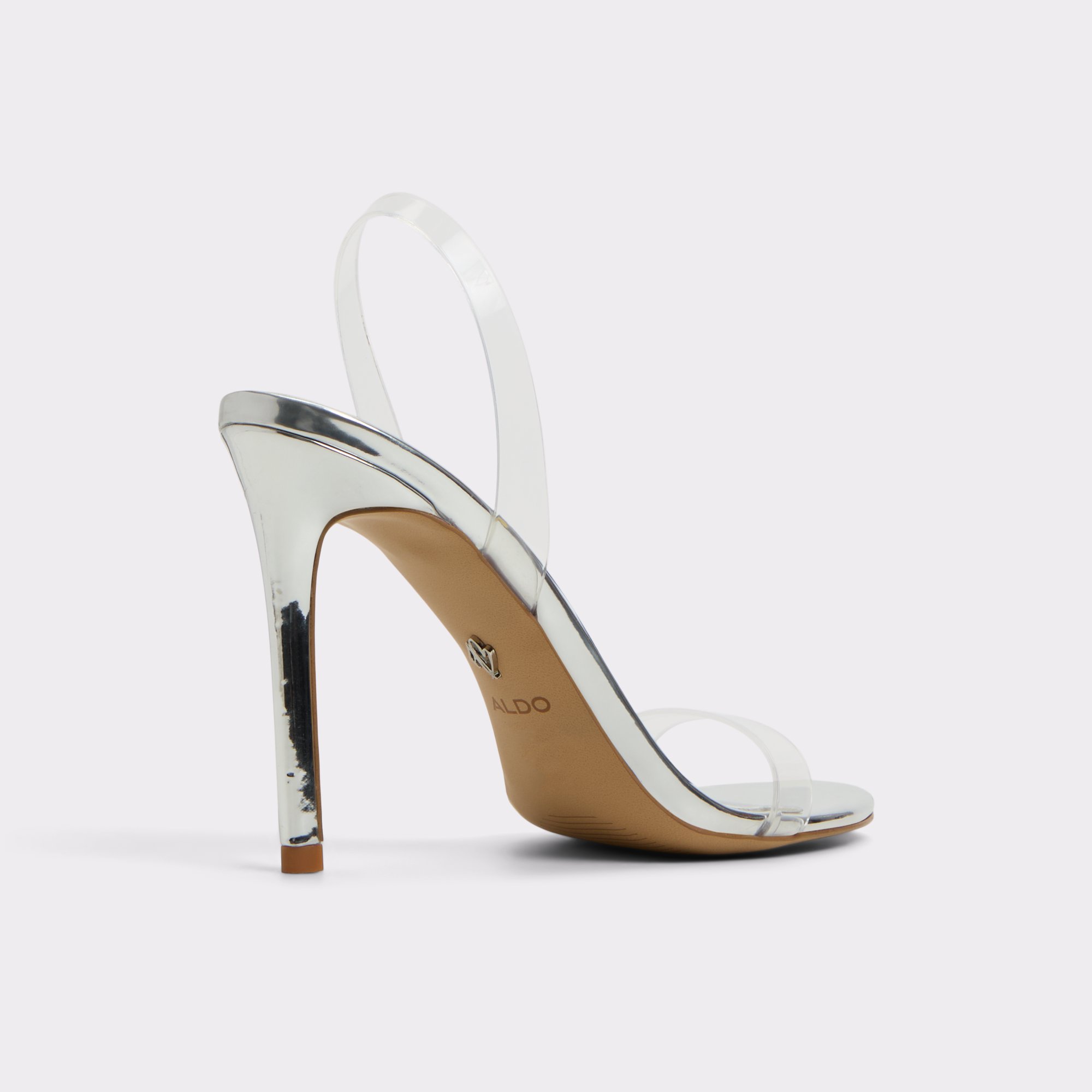 【ALDO】メタリック☆Quinilynn☆スリングバック ヒールサンダル Quinilynn Silver Women's Iridescent metallics | ALDO US