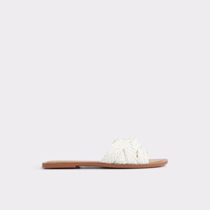 【ALDO】 ★ スライド サンダル ★ ELENAA ★ WHITE/BONE ravelle_white_121-002-