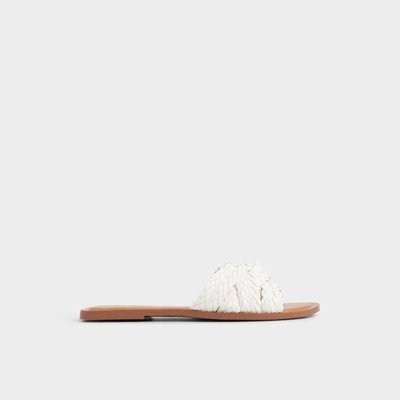 Eleny White Women's Flat Sandals | ALDO US