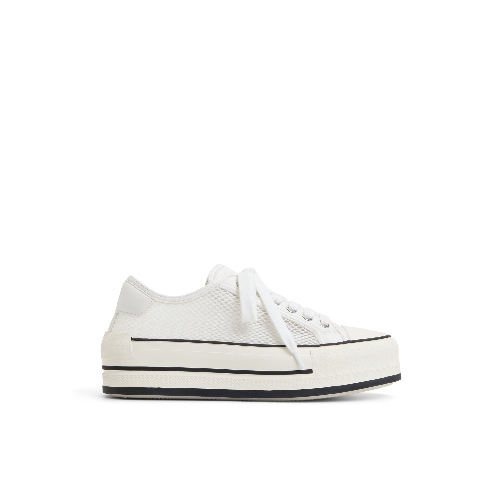 ALDO Rayes - Women's Platform and Wedge Sneaker Sneakers - White, Size 5