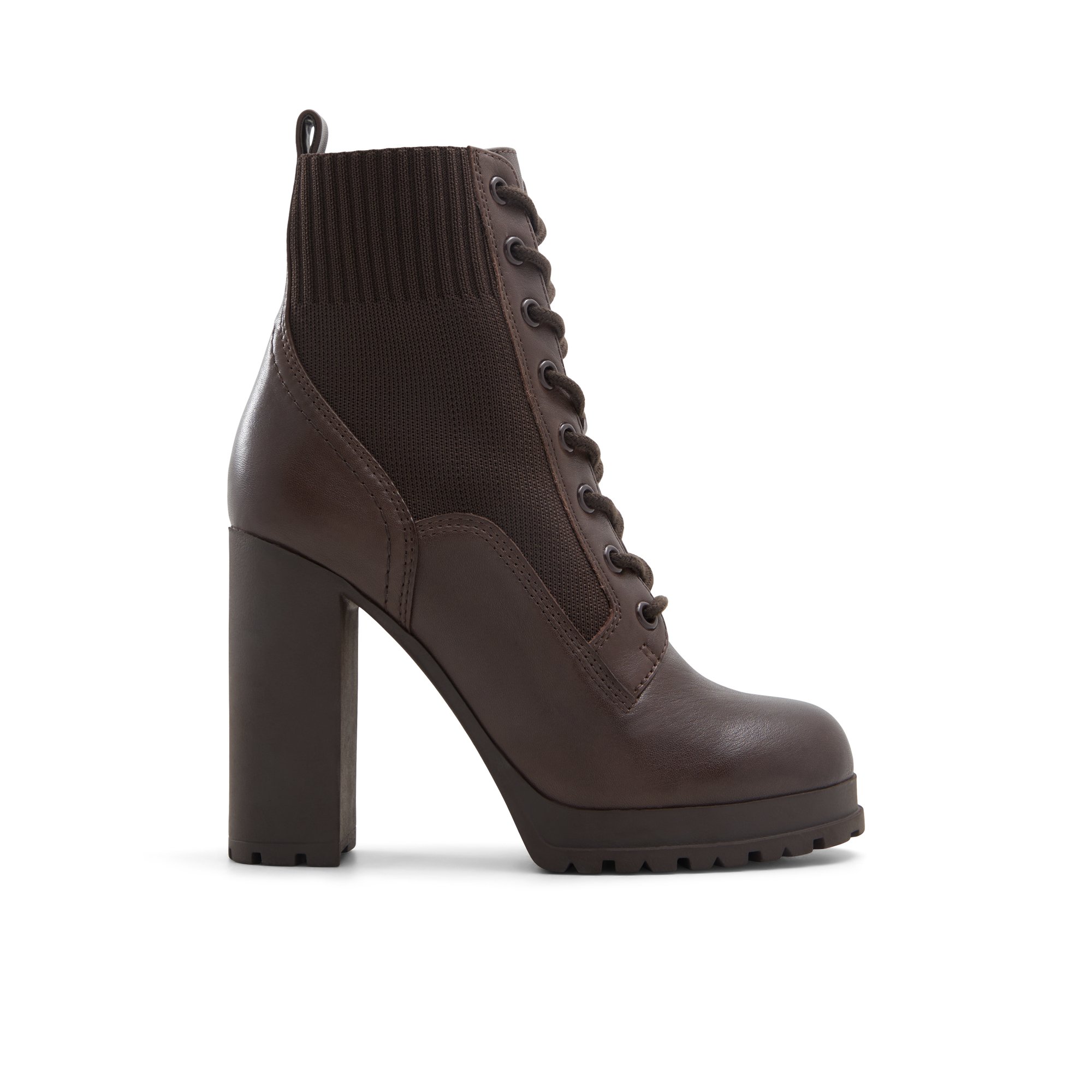 ALDO Rebellious - Women's Combat Boot - Brown, Size 11