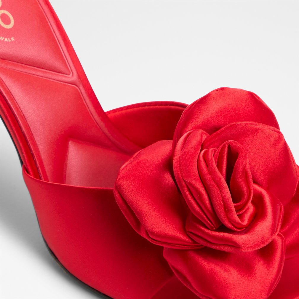 華やか★ALDO★ Redrose ピンヒール ミュール Redrose Red Women's Heeled mules | ALDO US