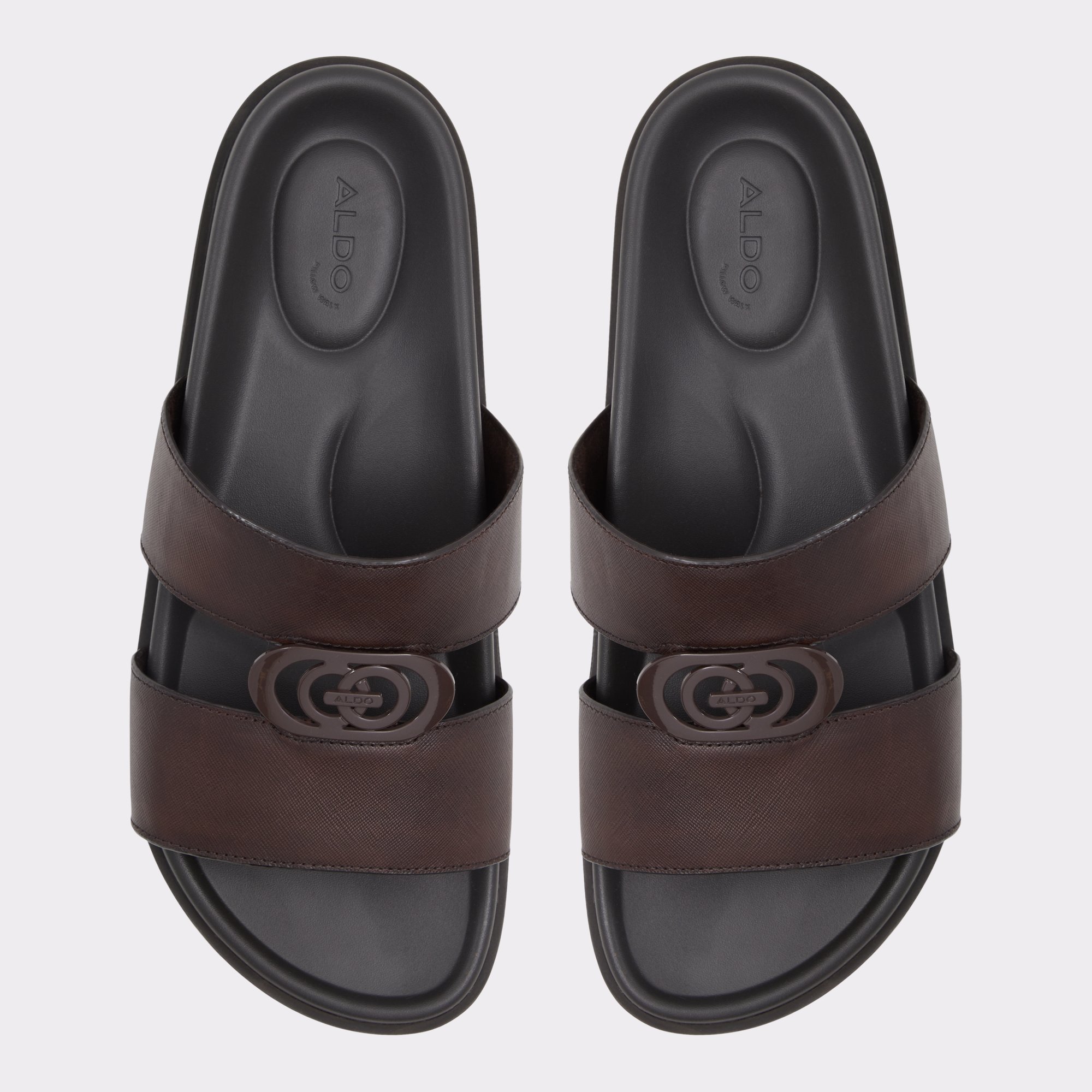 Reefside Dark Brown Men's Sandals & Slides | ALDO Canada