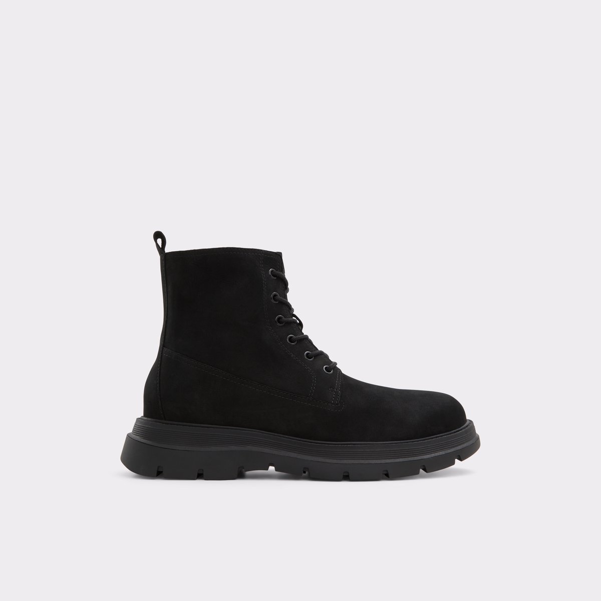 Reish Black Leather Nubuck Men's Lace-Up Boots | ALDO Canada