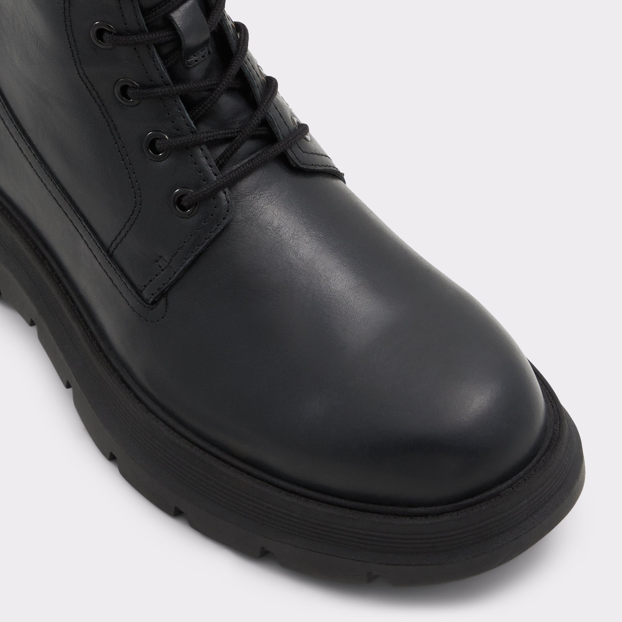 Reish Black Leather Smooth Men's Lace-Up Boots | ALDO Canada