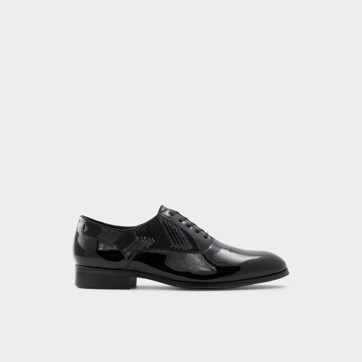 aldo black patent shoes