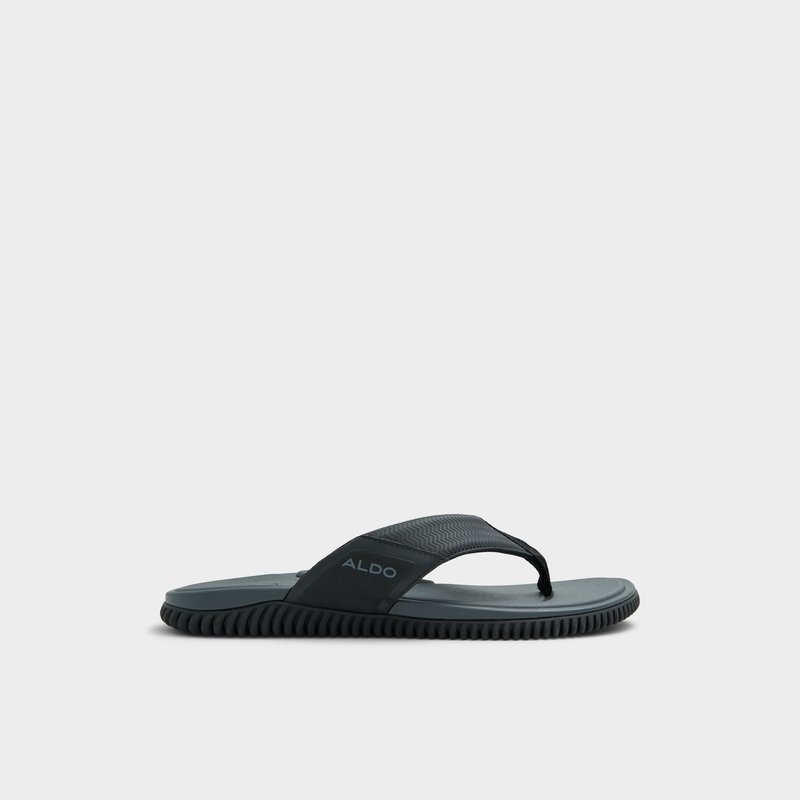 Riptide sandalia de hombre – 10, negro