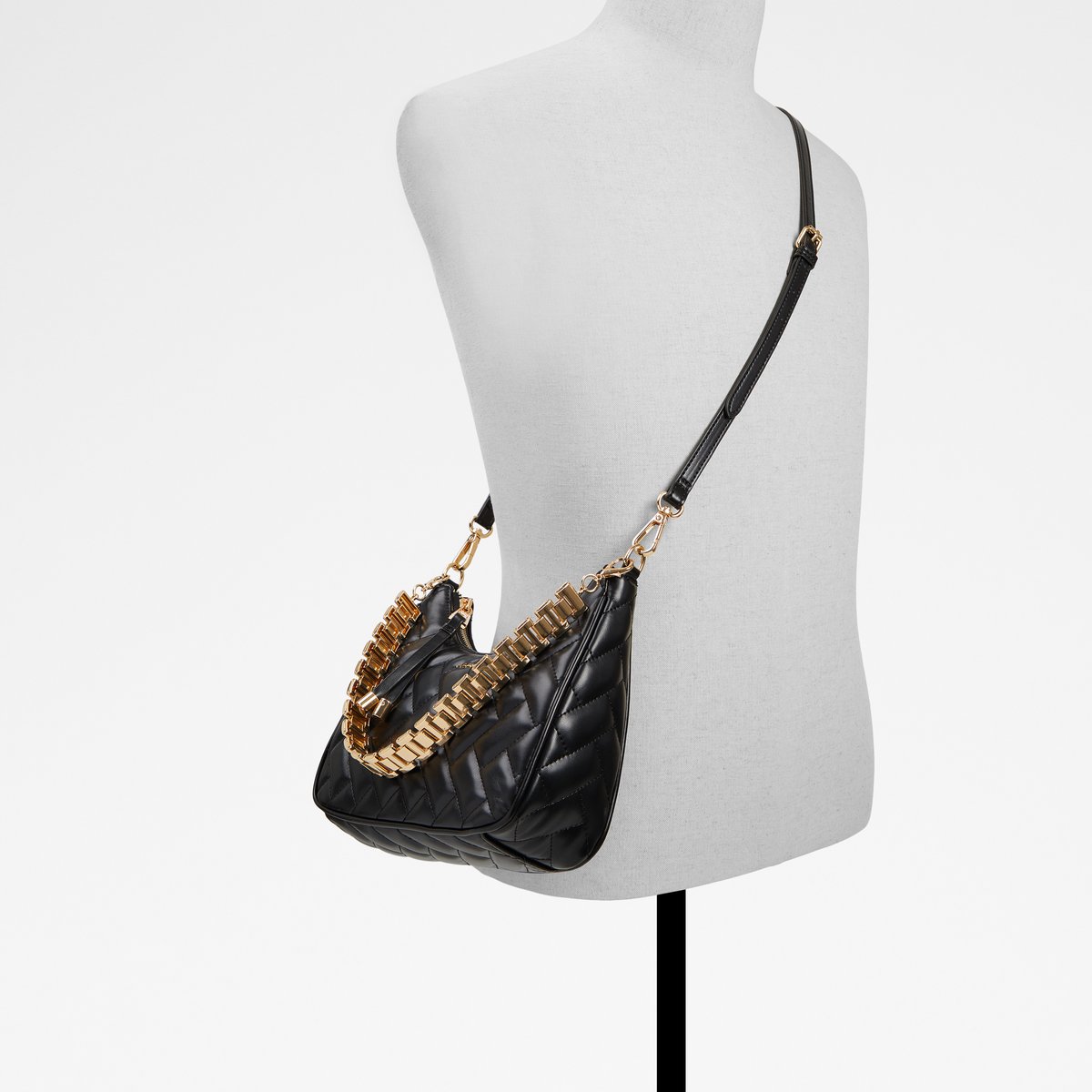 NWT Aldo Rolly Handbag Gold Chain Shoulder Strap & Crossbody Convertible  Purse