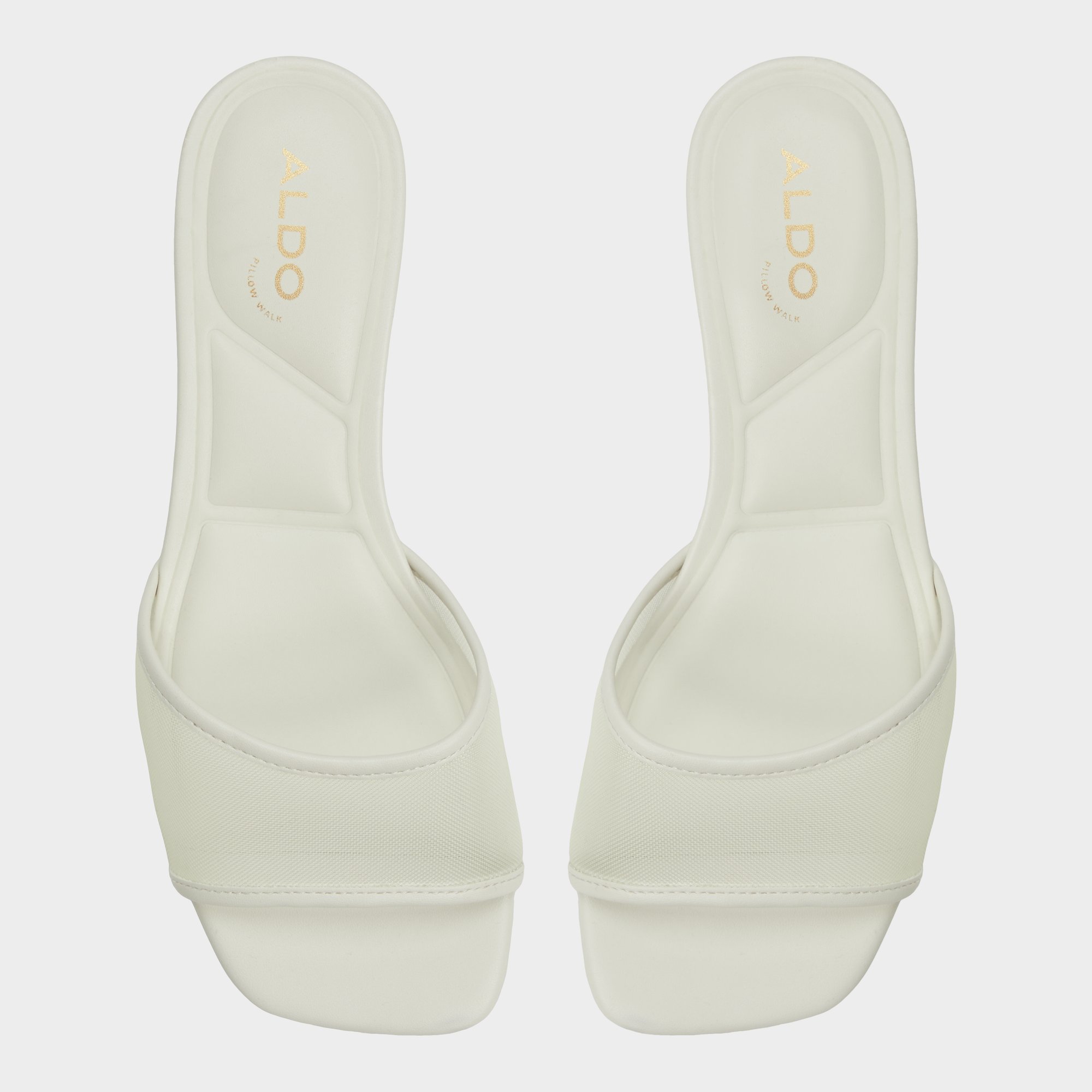 【ALDO】お洒落メッシュ☆Rosamund☆ブロックヒール ミュール Rosamund White Women's Block heels | ALDO US