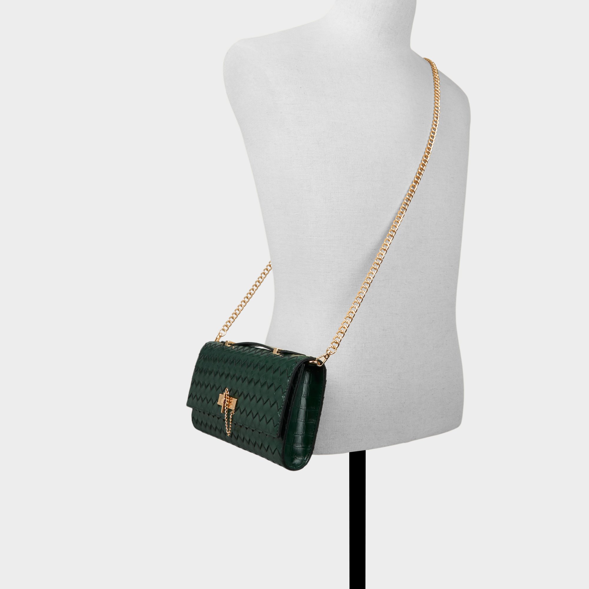 anne Roux Dark Green Women's Clutches & Evening bags | ALDO Canada