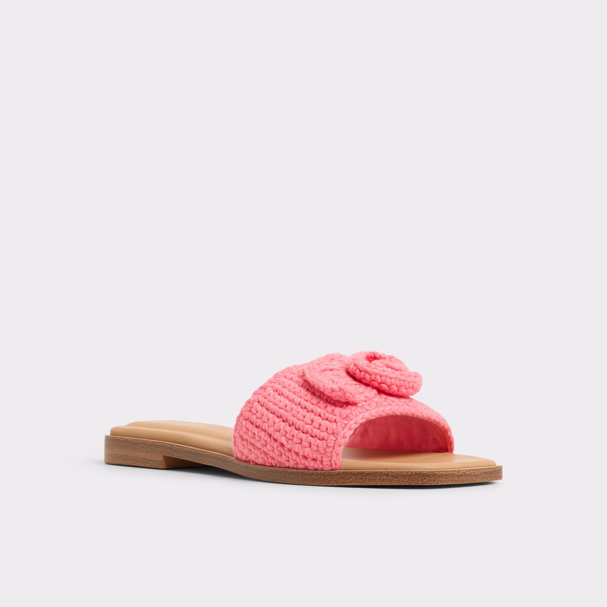 Sabbia Rose Moyen Femmes Sandales à talon plat | ALDO Canada
