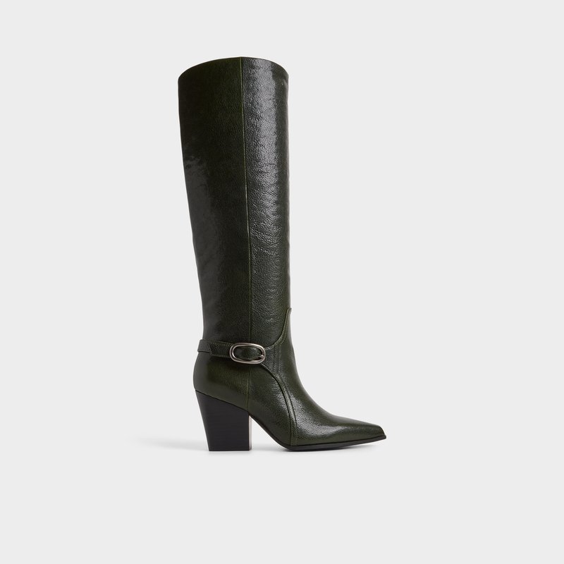 saddle bota de mujer-verde_8.5green