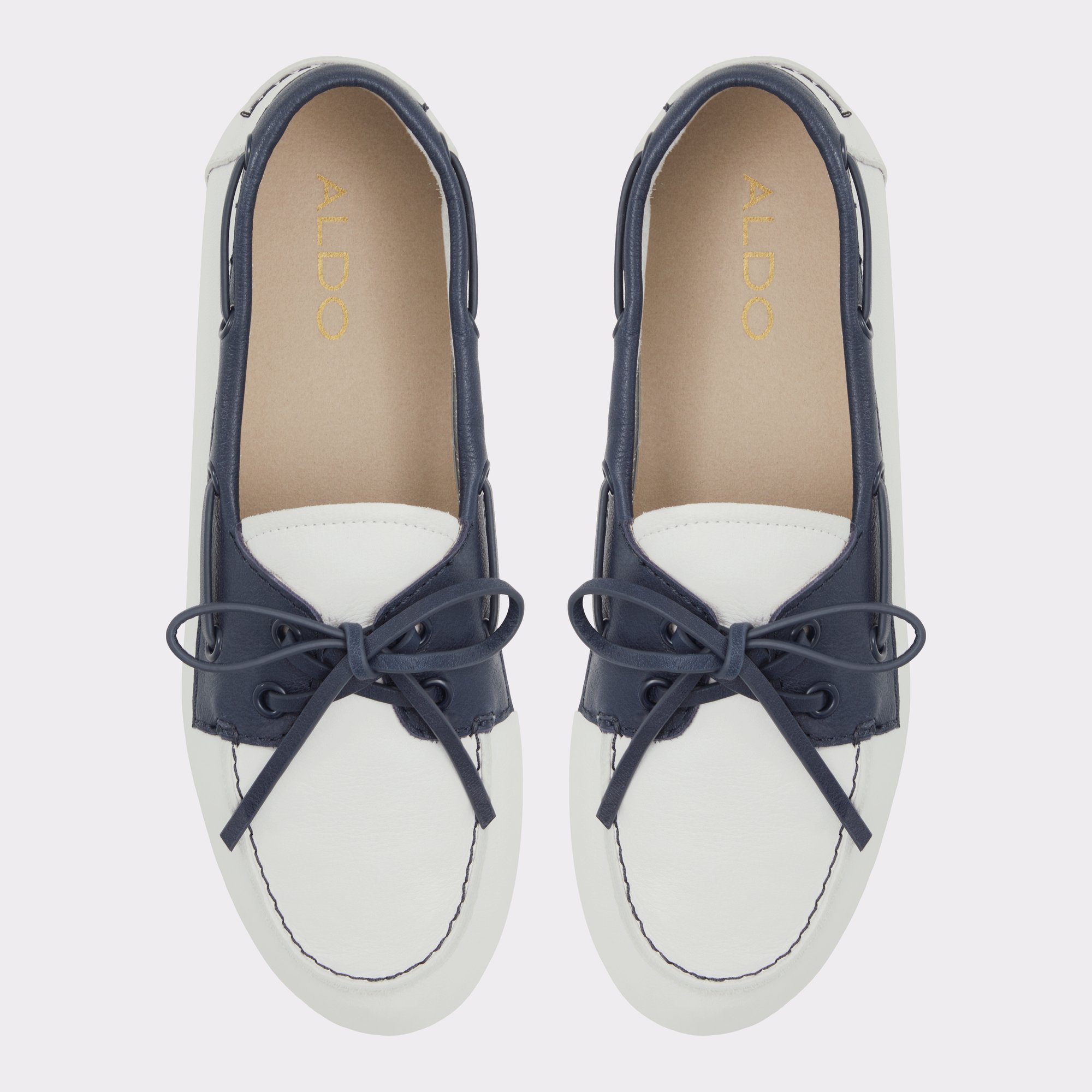 Sail White/Navy Women's Loafers & Oxfords | ALDO Canada