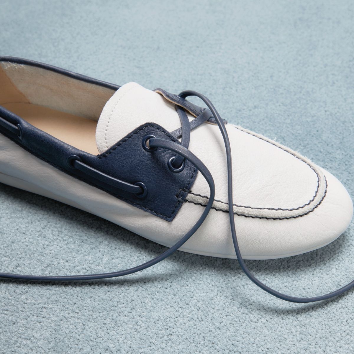 Sail White/Navy Women's Loafers & Oxfords | ALDO Canada