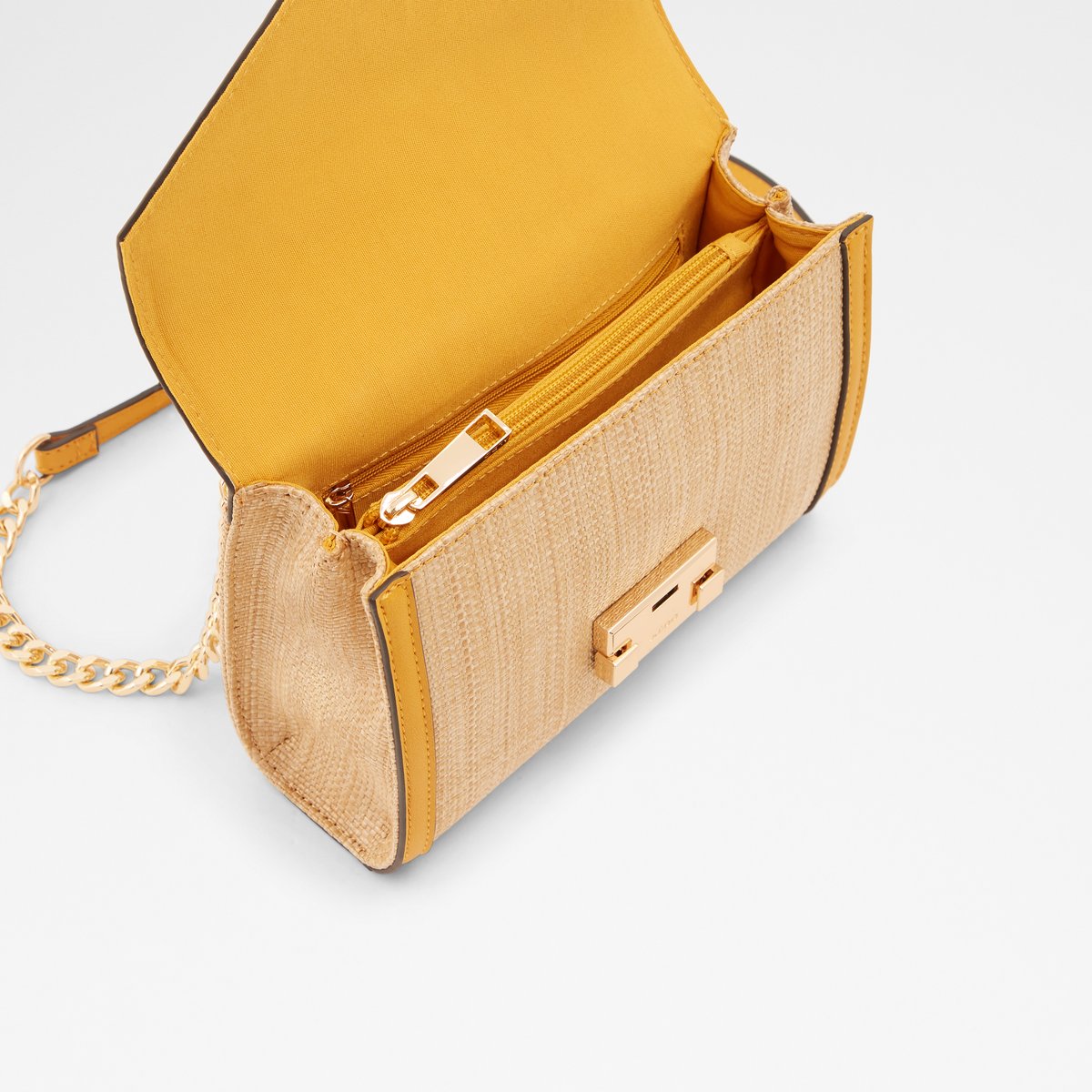 aldo yellow purse