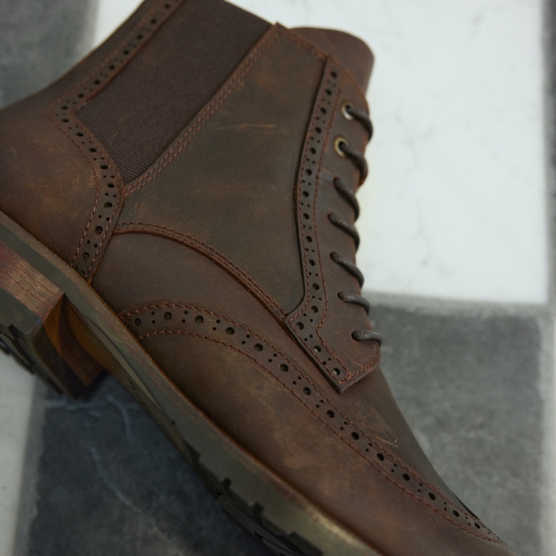 Botas Hombre Geox Botas Aldo Salinger Cordones Marrón Hombre