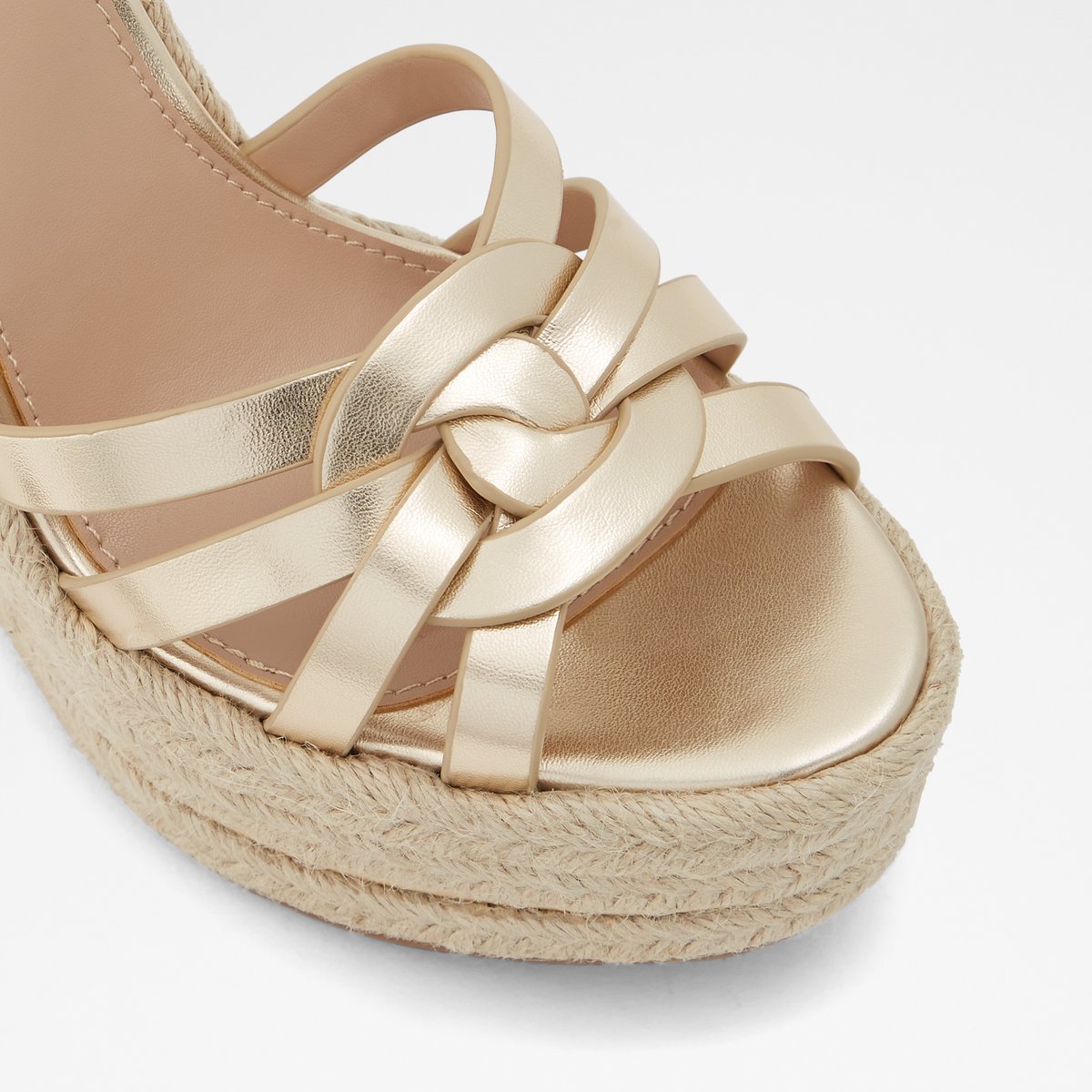 aldo gold platform shoes