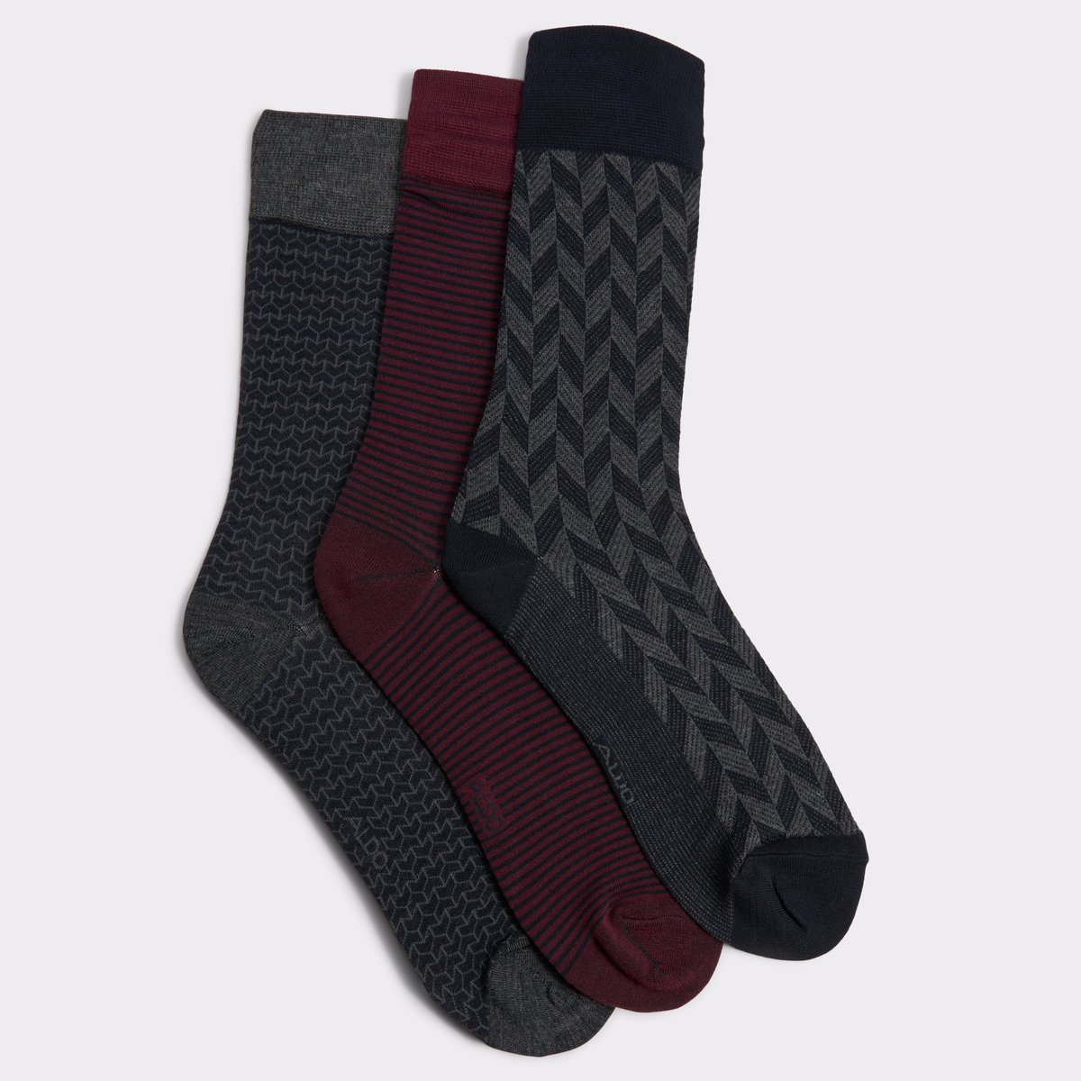 Samuell Dark Grey Men's Socks | ALDO Canada