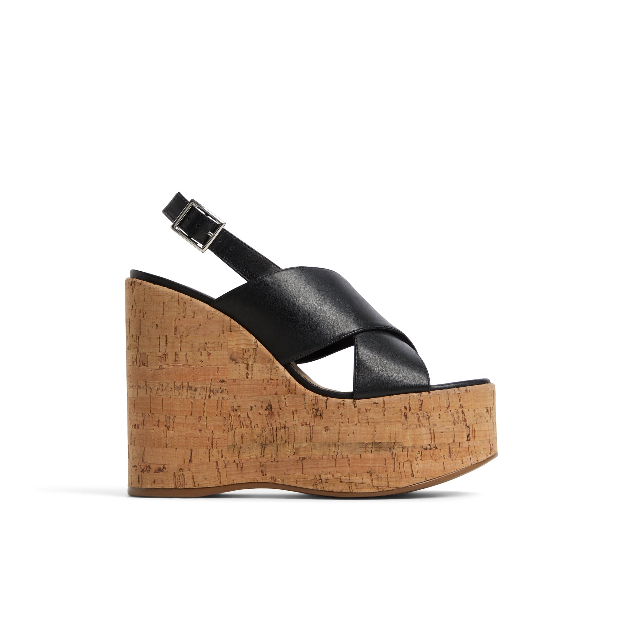 ALDO Sandcastle - Women's Platform Sandal Sandals - Black, Size 8