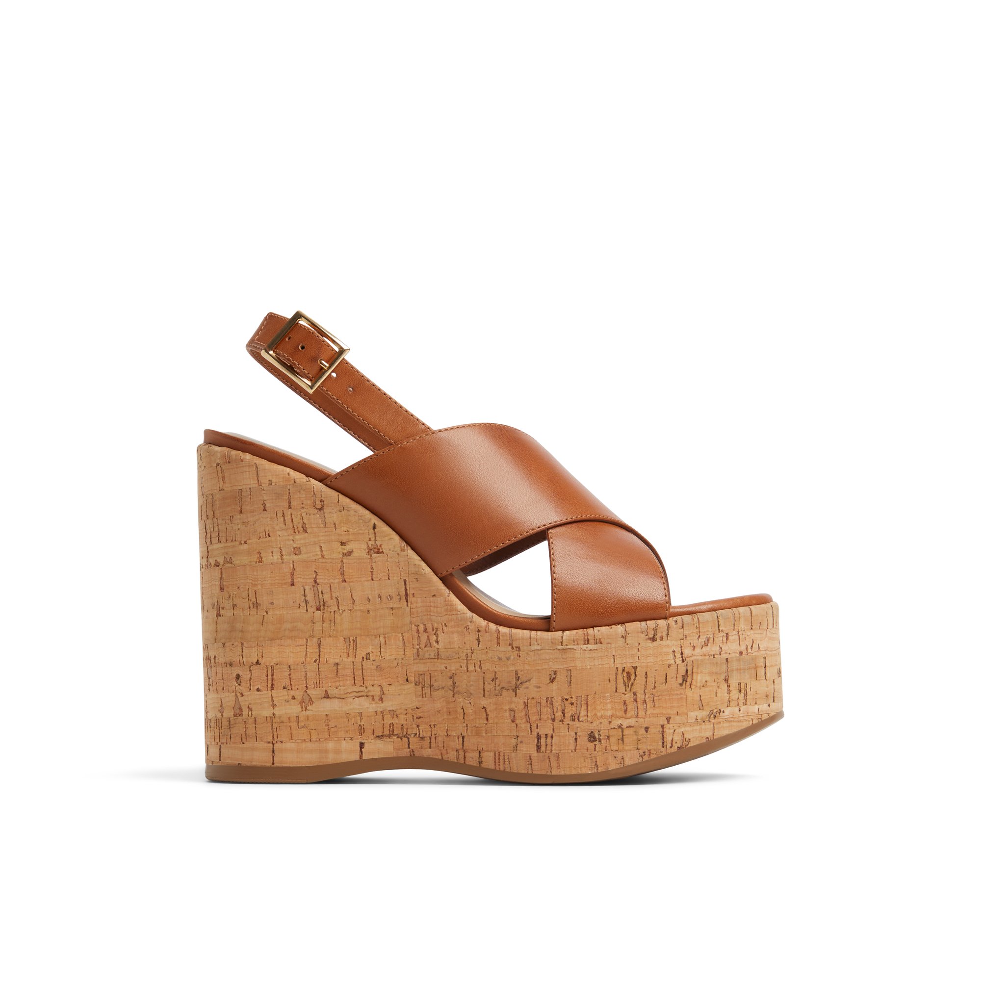 ALDO Sandcastle - Women's Platform Sandal Sandals - Brown, Size 7