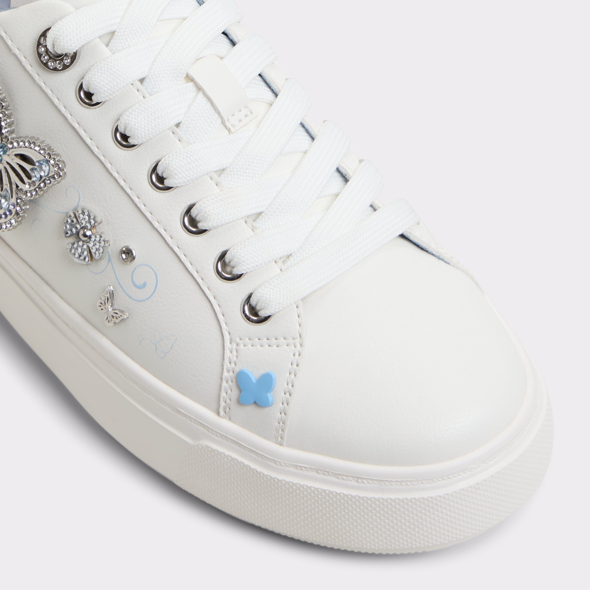 Saxony White/Multi Women's Platform and wedge sneakers | ALDO US
