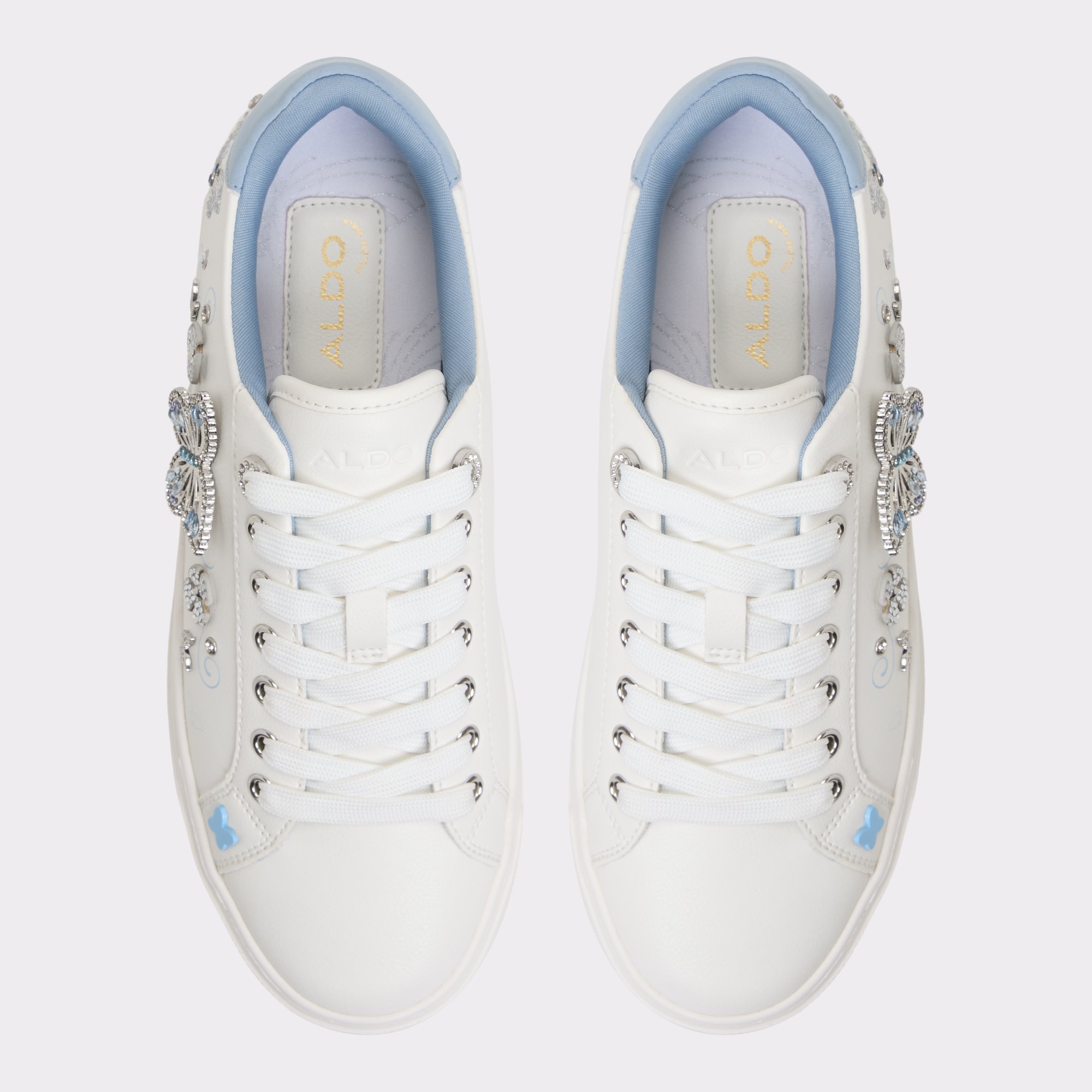 Saxony White/Multi Women's Platform and wedge sneakers | ALDO US