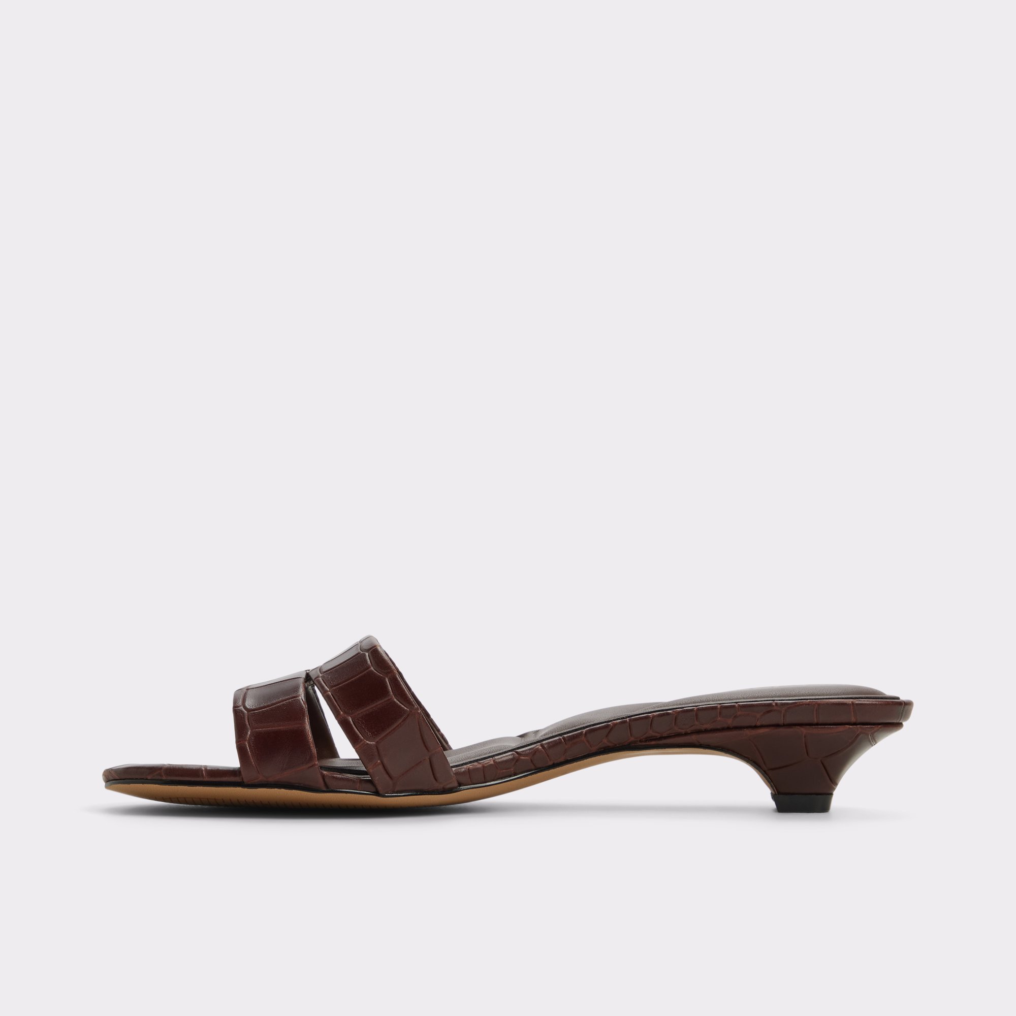 Scarletta Marron Foncé Femmes Mules a talons | ALDO Canada
