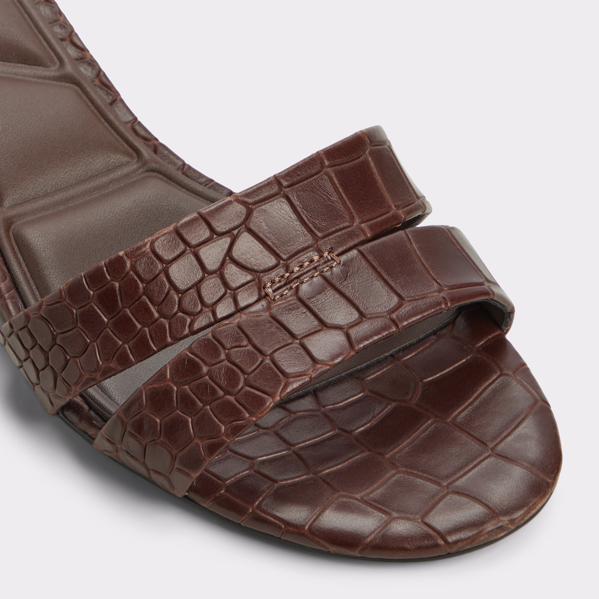 Scarletta Marron Foncé Femmes Mules a talons | ALDO Canada
