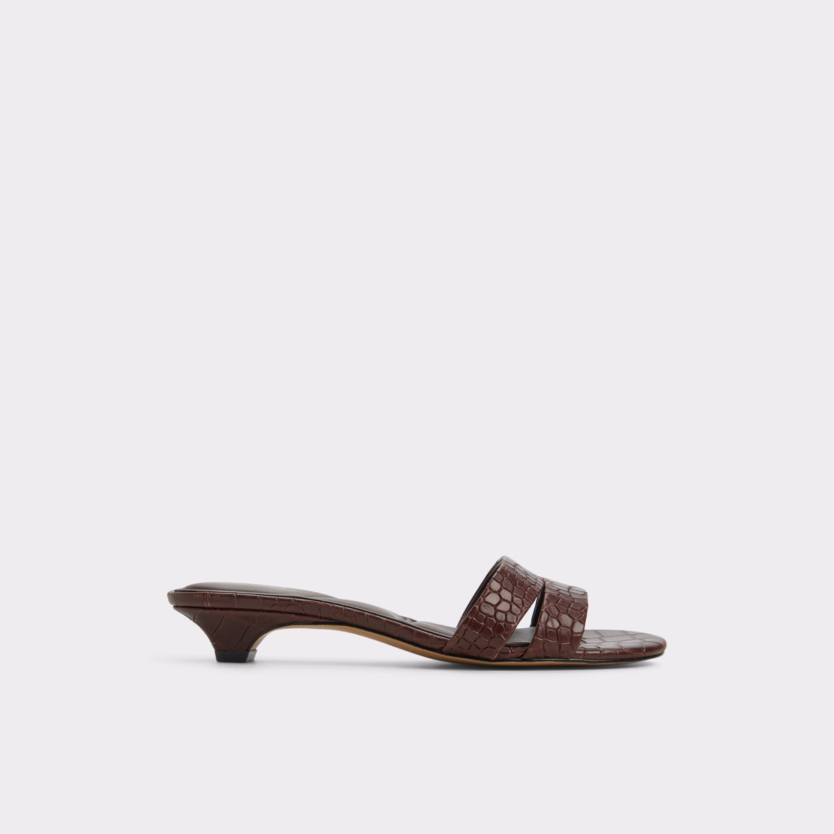 Scarletta Marron Foncé Femmes Mules a talons | ALDO Canada