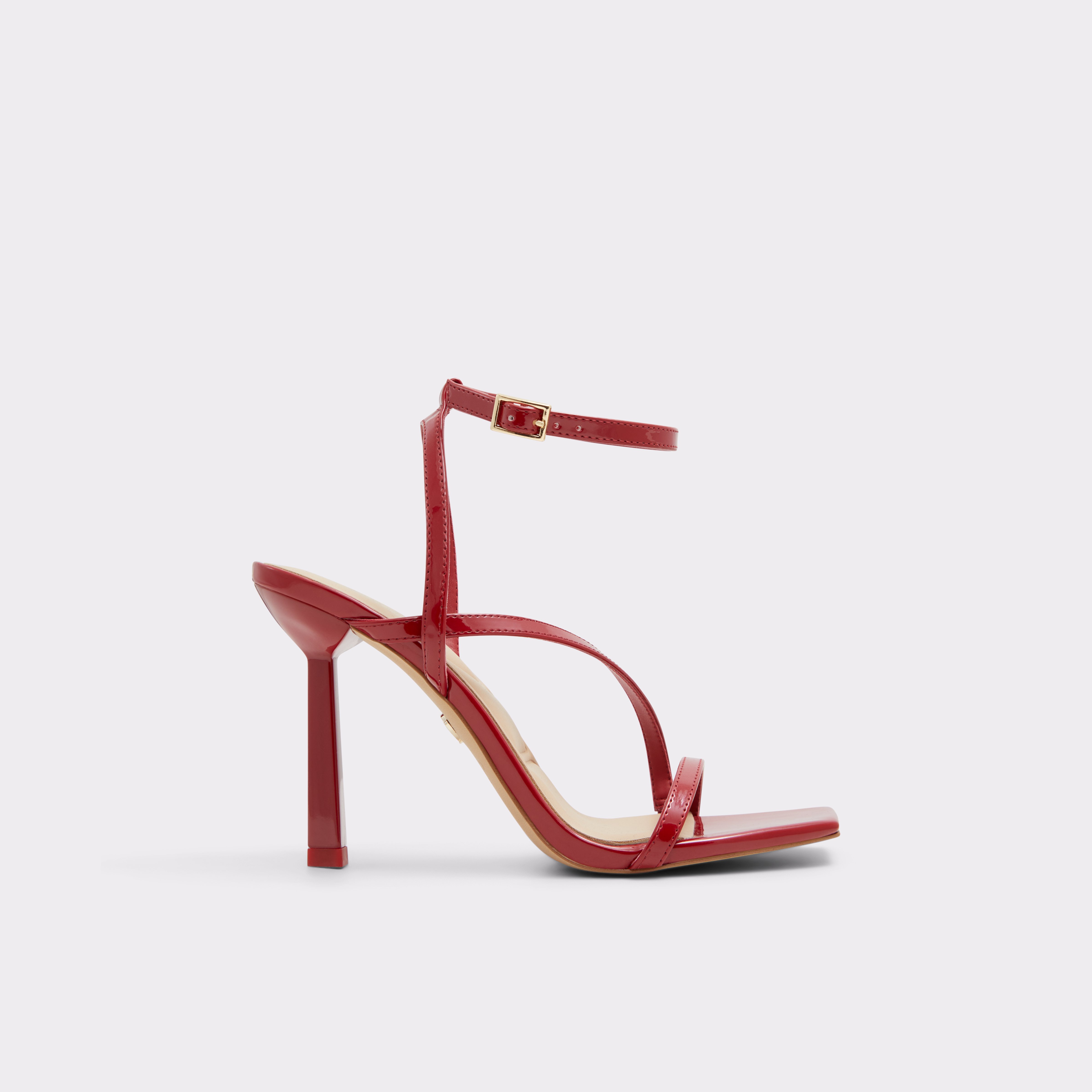 Aldo red strappy heels hotsell