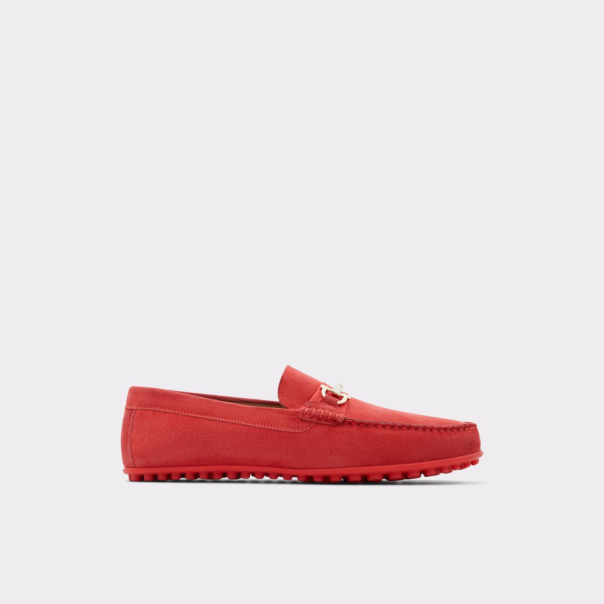 Scuderia Red Men's Loafers Slip-Ons | US