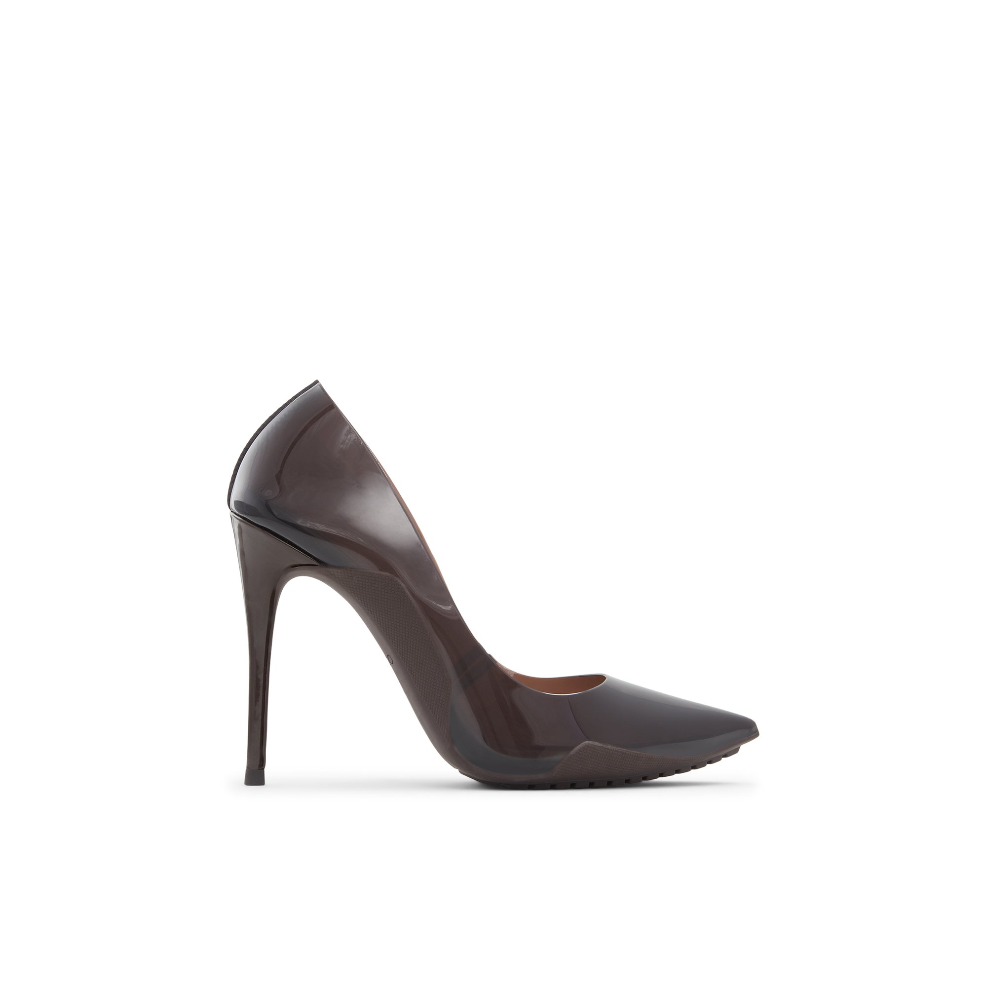 Image of ALDO Sculptclear - Women's Pump Heel - Brown, Size 6.5