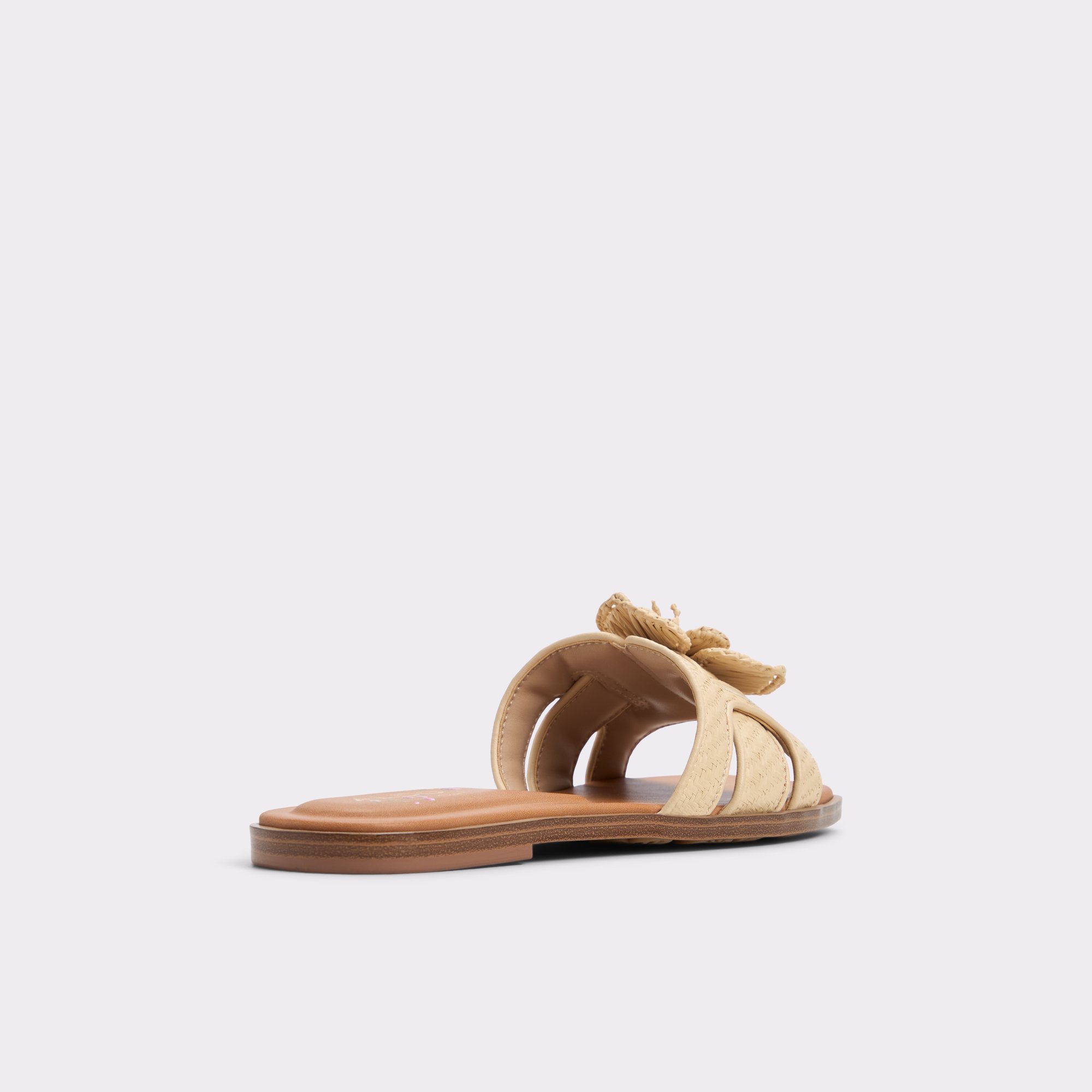 【ALDO】 ★フラット スライド サンダル ★ SANNE ★ Dark Beige seaflower_beige_276-003-