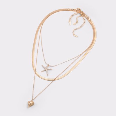 【as\"on】24fw ALICE LAYERD NECKLACE ALICE - Vintage Style Rhombus Pendant Gold Coin Necklace W