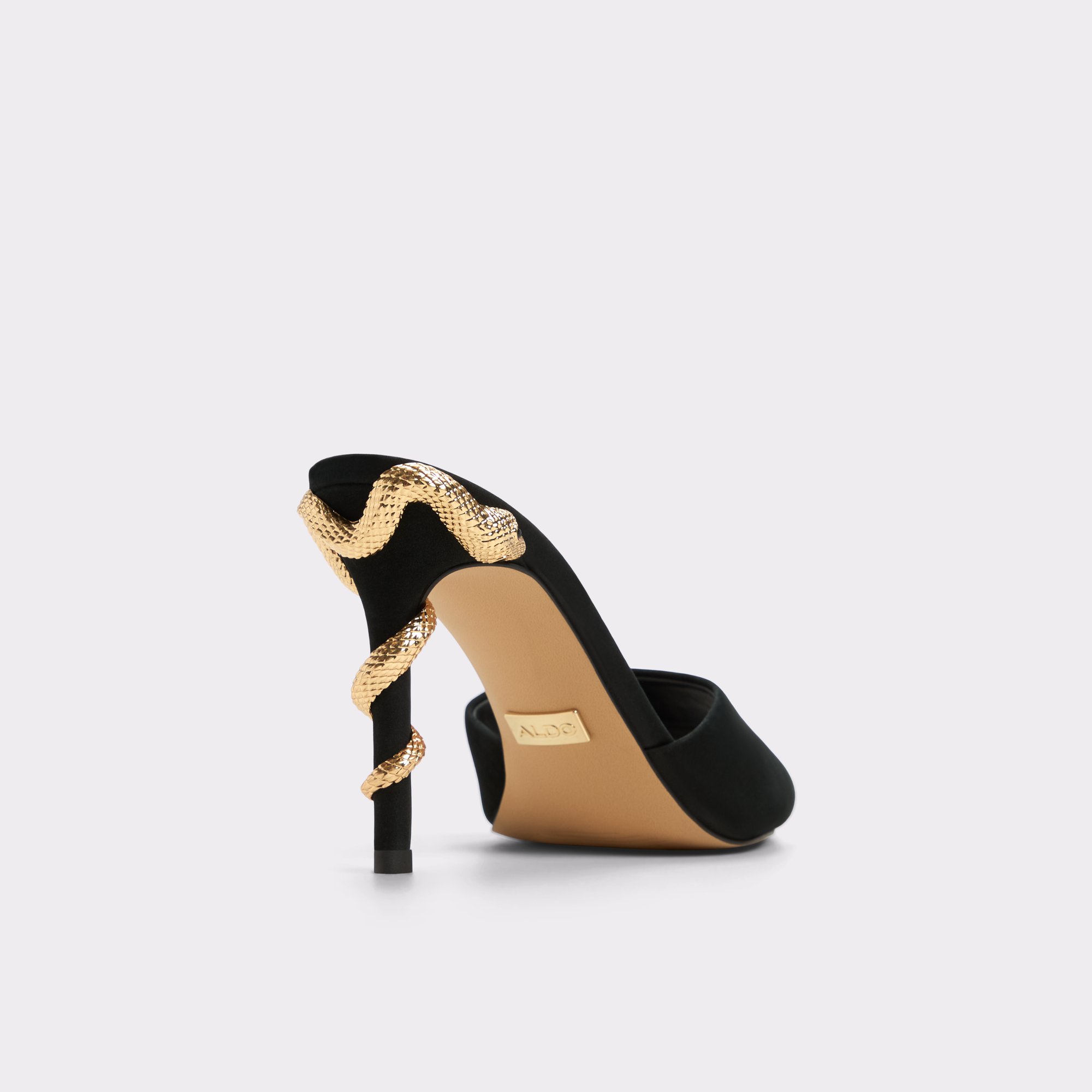 【ALDO】スエード スネーク オーナメント サンダル Seashella Seashella Bone Women's Heeled mules | ALDO US