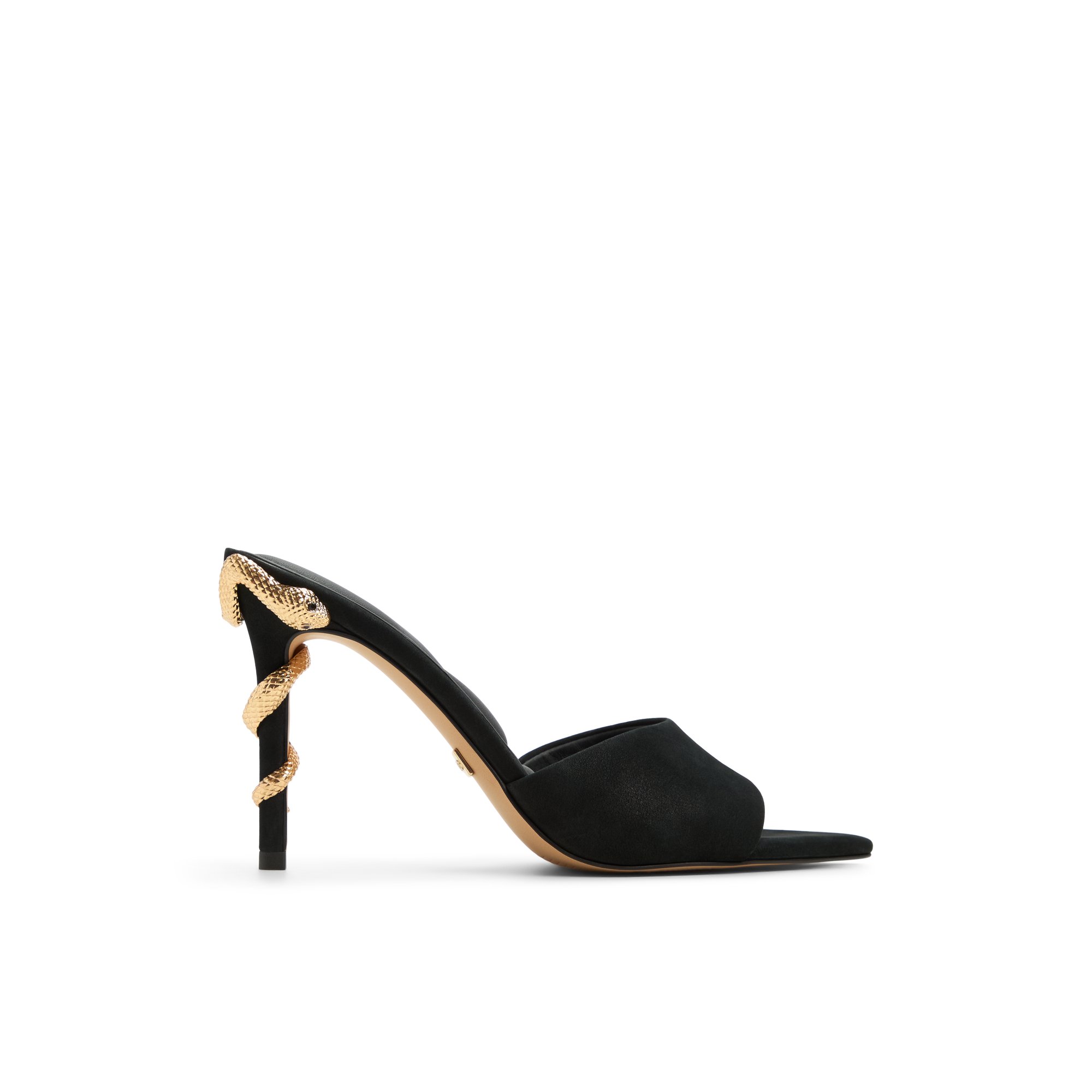 ALDO Seashella - Women's Heeled Mules Sandals - Black, Size 8.5