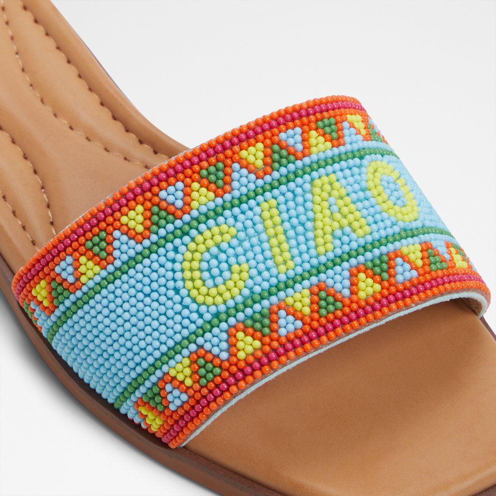新作登場★【ALDO】Seavacay フラット サンダル Seavacay Bright Multi Women's Flat Sandals | ALDO US