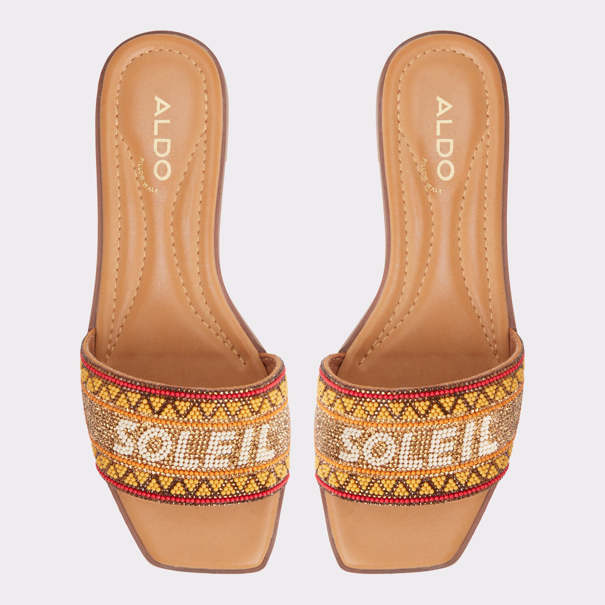 Seavacay Marron Multi Femmes Sandales à talon plat | ALDO Canada